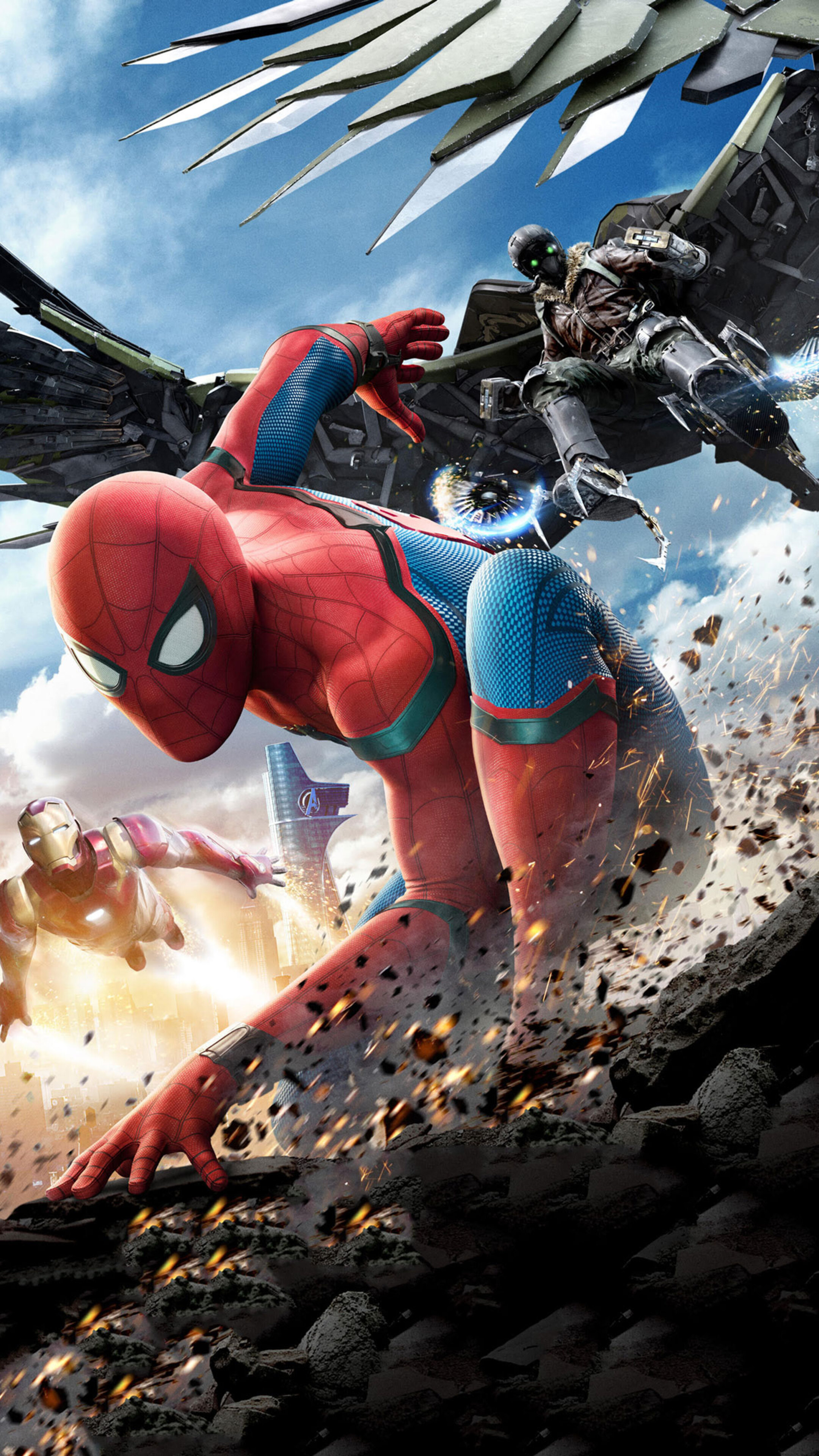 Spider-Man: Homecoming, Sony Xperia wallpapers, HD and 4K images, Stunning visuals, 2160x3840 4K Phone