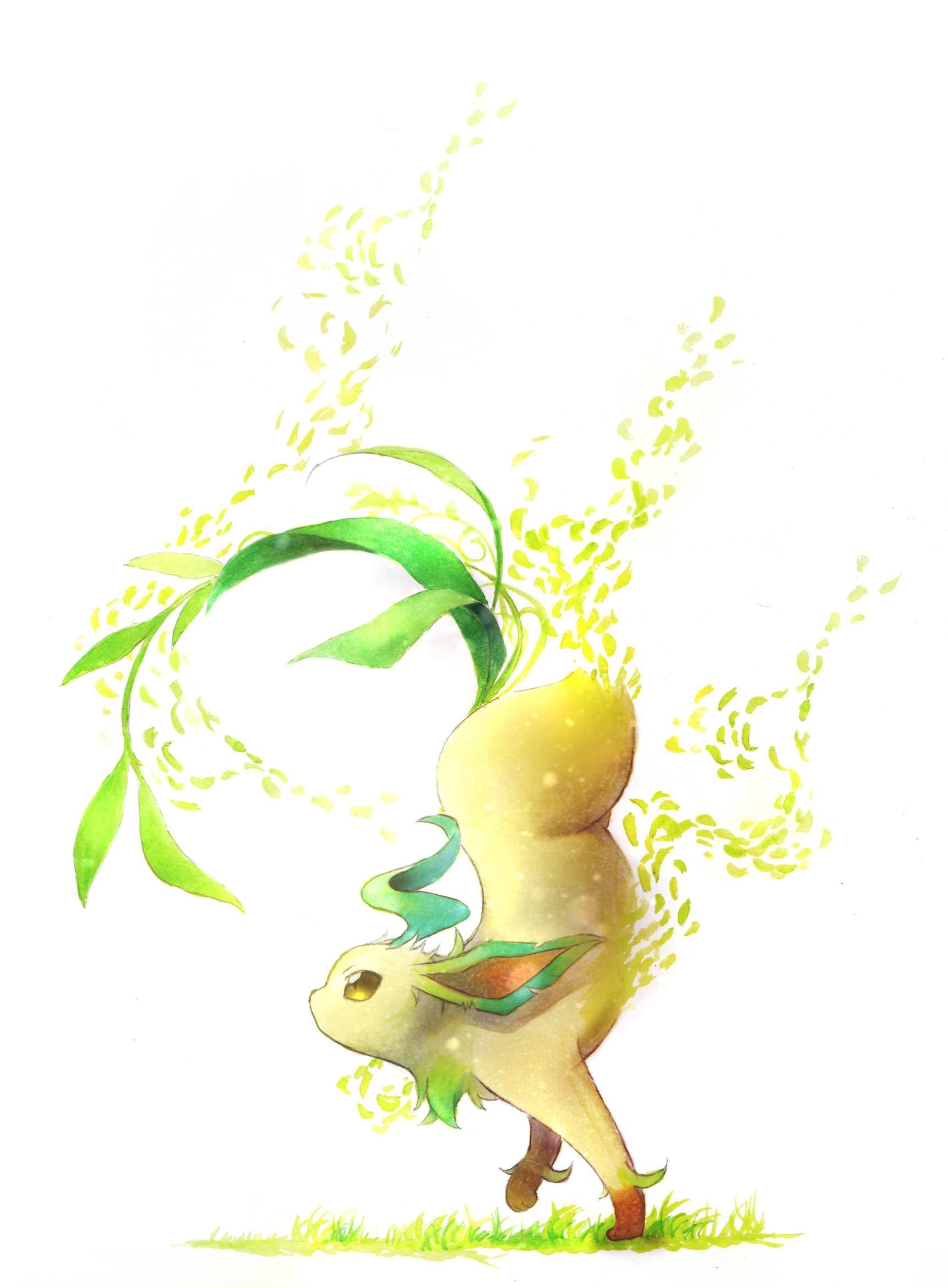 Pokemon Leafeon, Top free, Backgrounds, 1730x2340 HD Handy