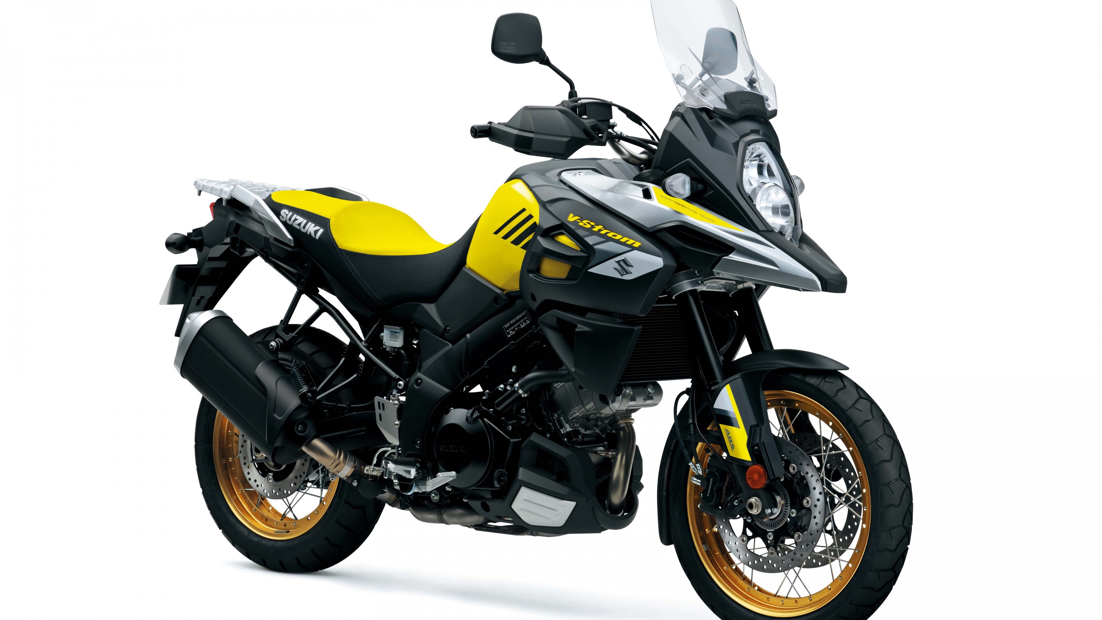 Suzuki V-Strom 650, Adventure motorcycle, Versatile and capable, On-road and off-road, 3840x2160 4K Desktop