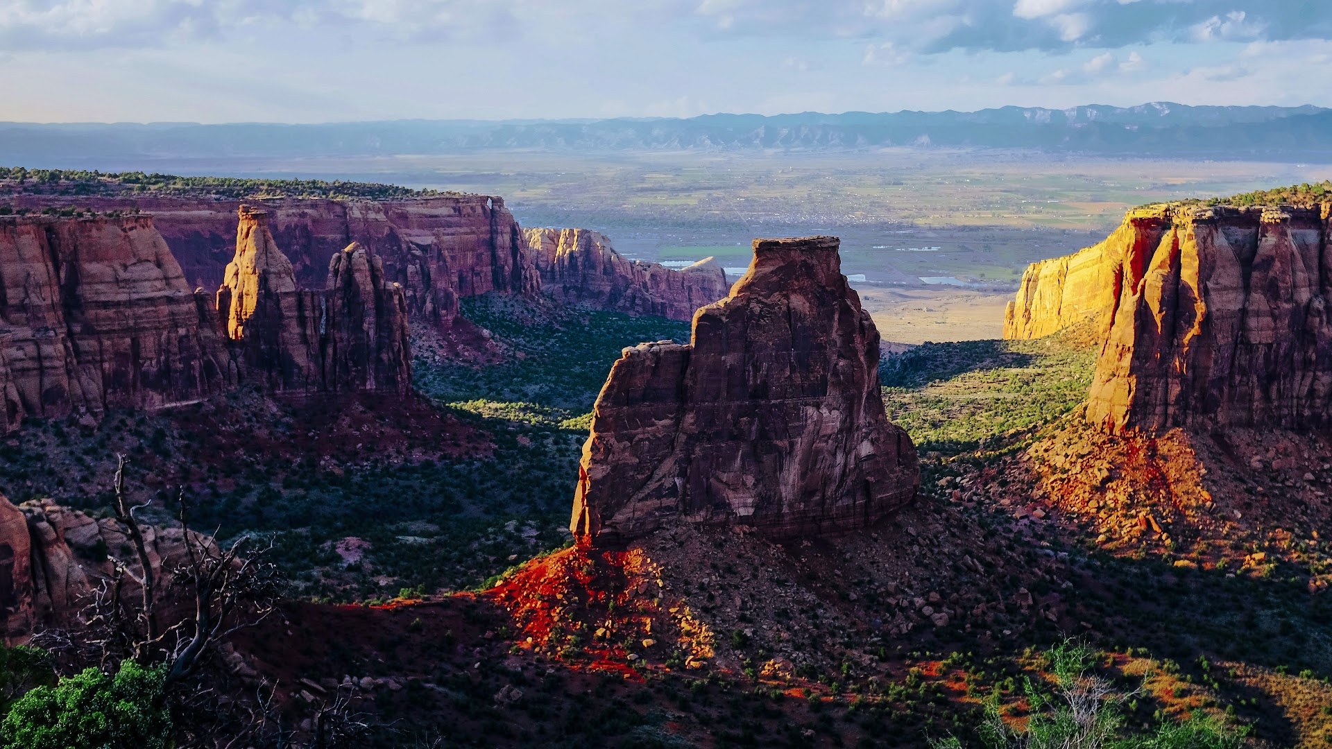 Canyon landscape, Colorado National Monument, Nature scenery, PC desktop, 1920x1080 Full HD Desktop
