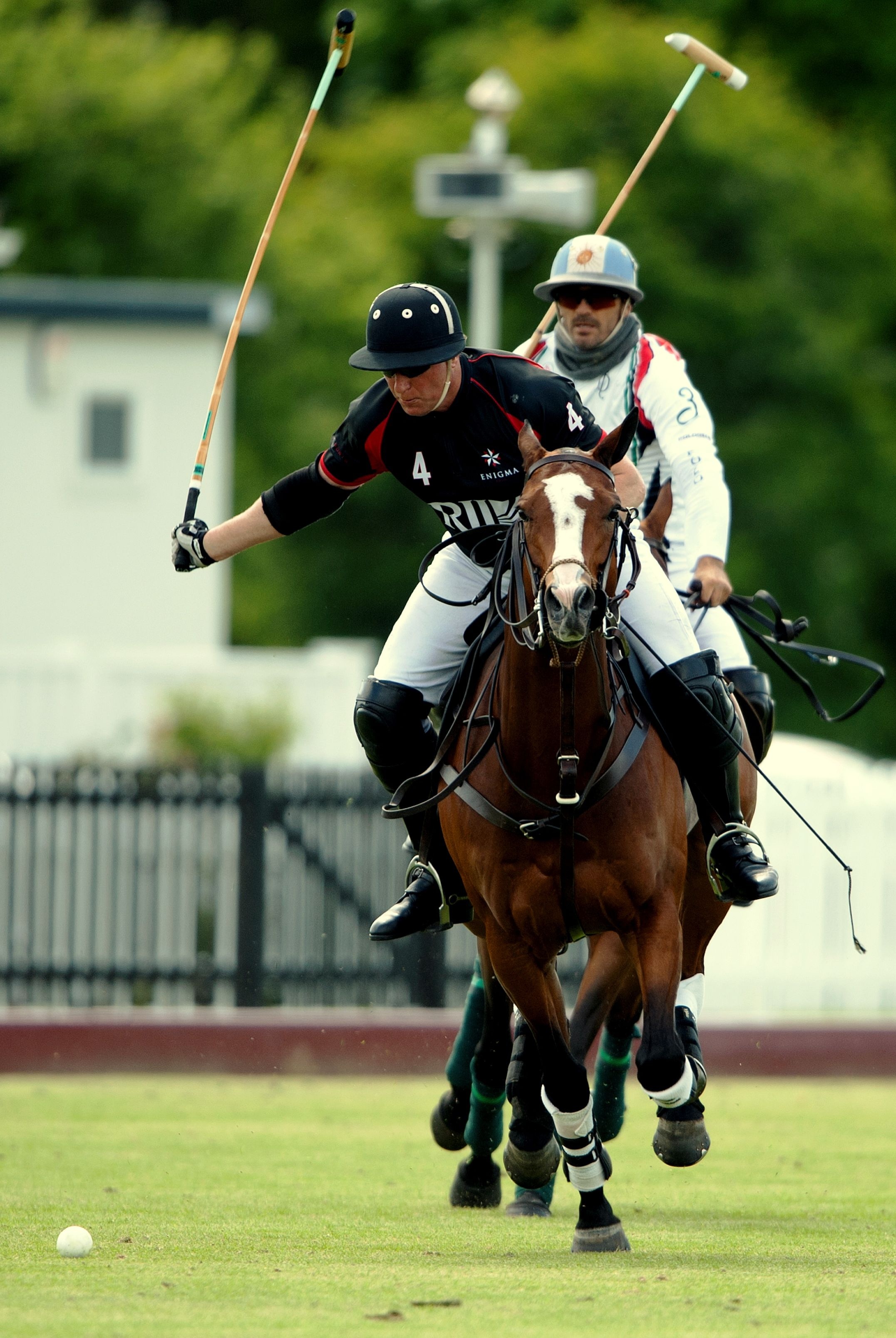 Horse Polo: A horseback ball game, a traditional field sport and one of the world's oldest known team sports. 2160x3220 HD Background.