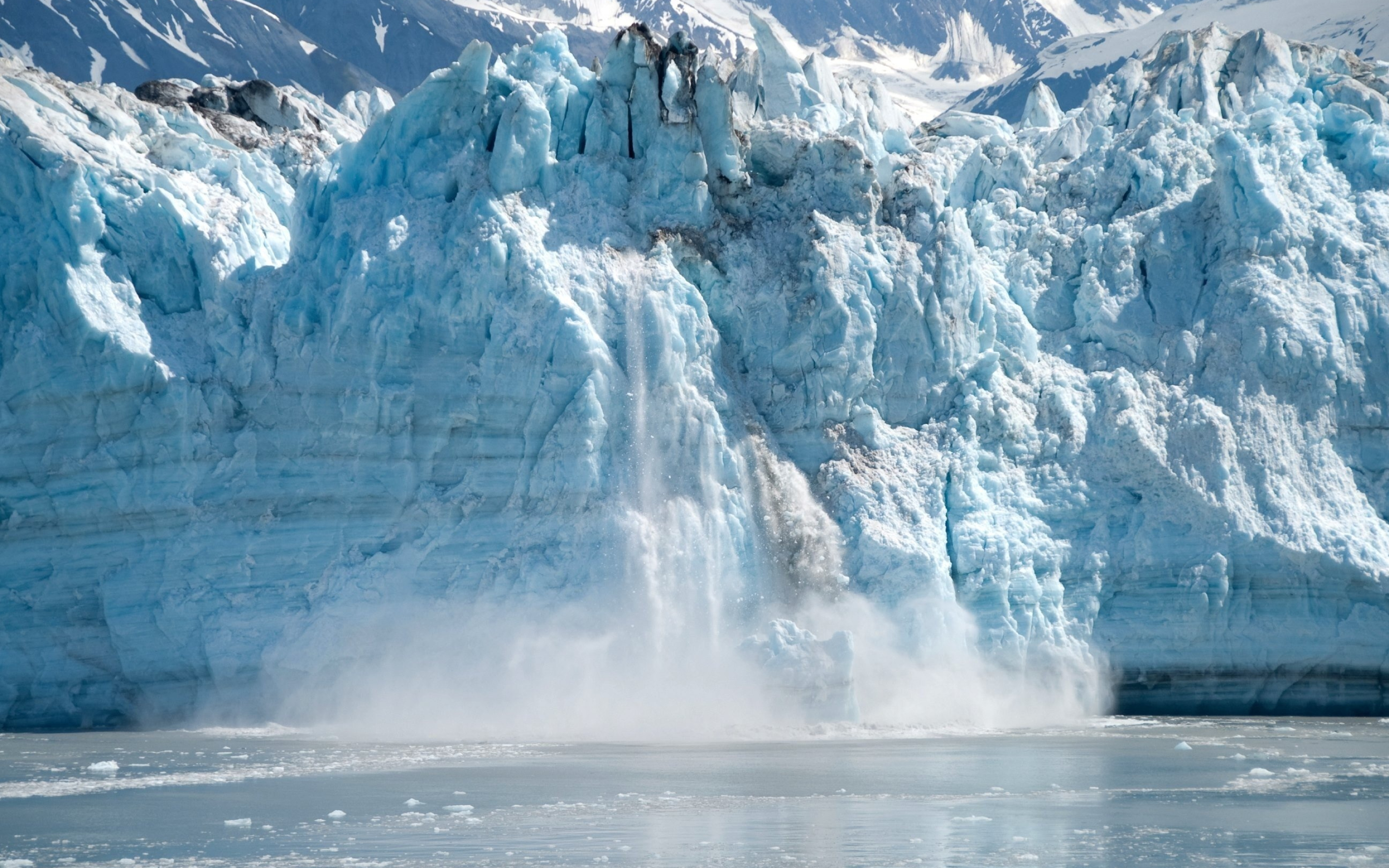 Alaska glaciers, Stunning ice formations, Natural beauty, Frozen landscape, 2880x1800 HD Desktop