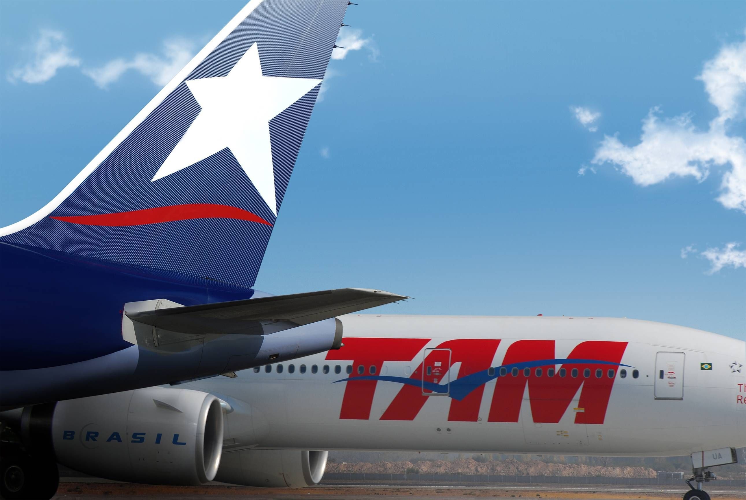 TAM Linhas Aereas, Brand transition, Passenger experience, Brazilian airline, 2590x1730 HD Desktop