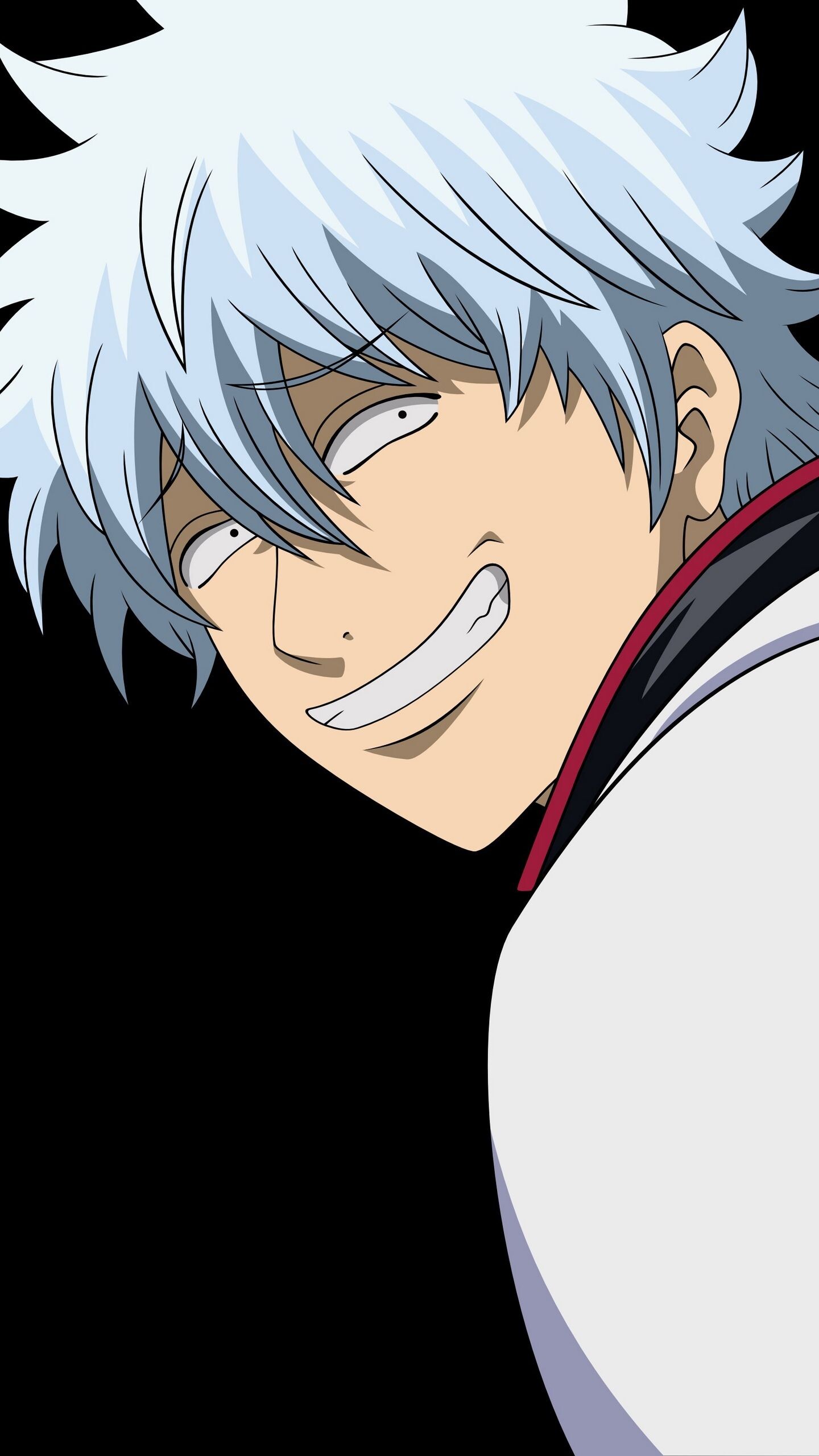 Gintama (TV Series): Gintoki Sakata, Obsessed with sweet food such as parfaits, ice cream and cakes, Manga character. 1440x2560 HD Wallpaper.