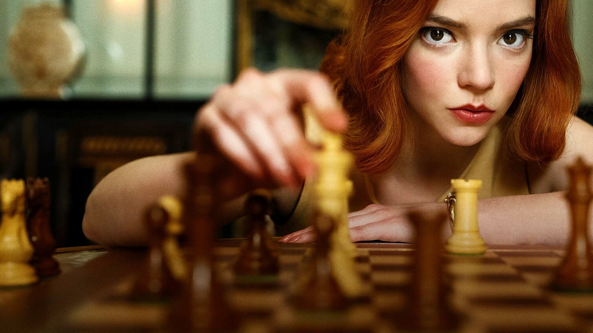 The Queen's Gambit: Harmon, Inspired by the life of American Chess Grandmaster Bobby Fischer. 2050x1160 HD Background.
