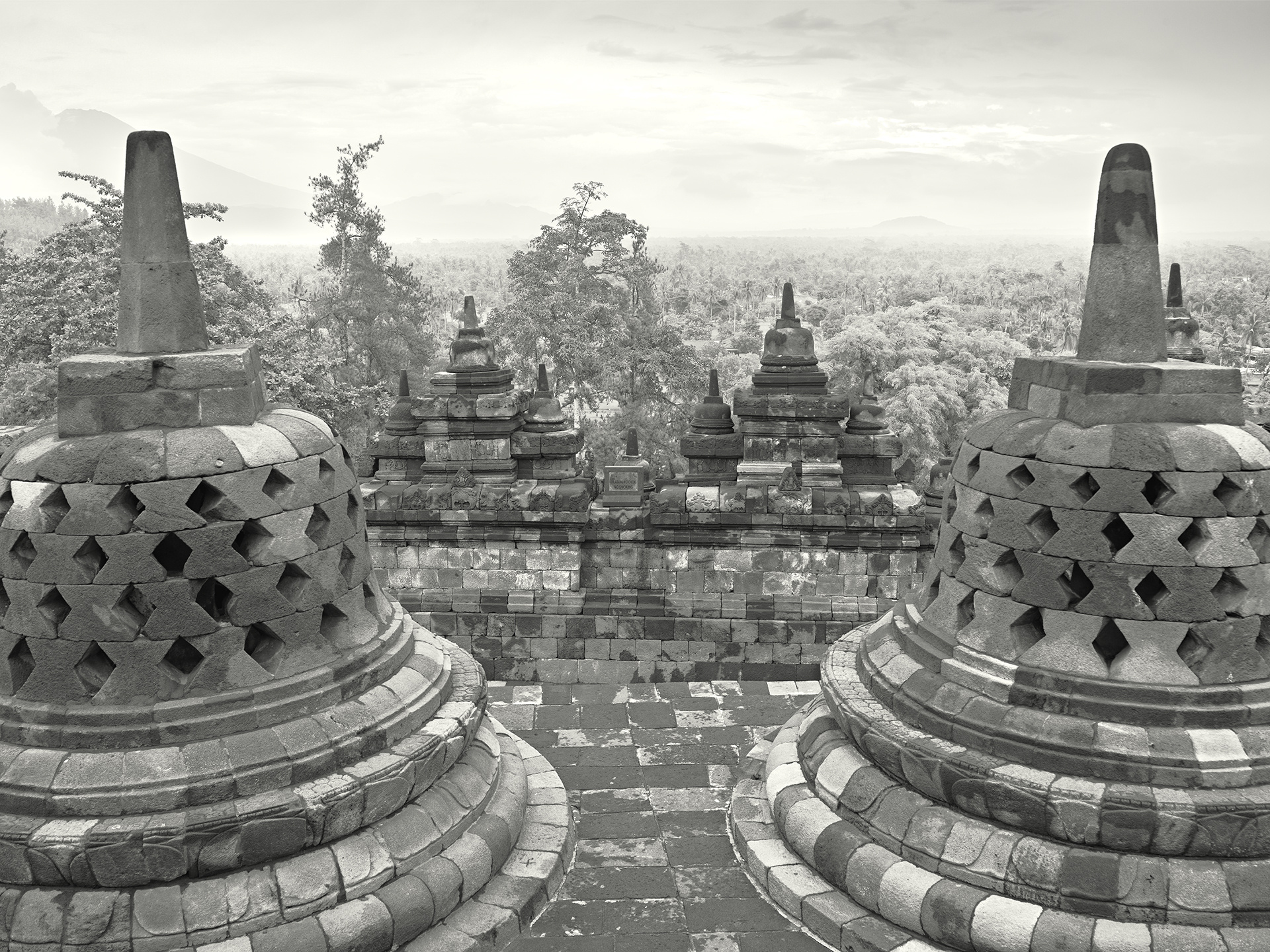 Borobudur, Peter Steinhauer, Architectural photography, 1920x1440 HD Desktop