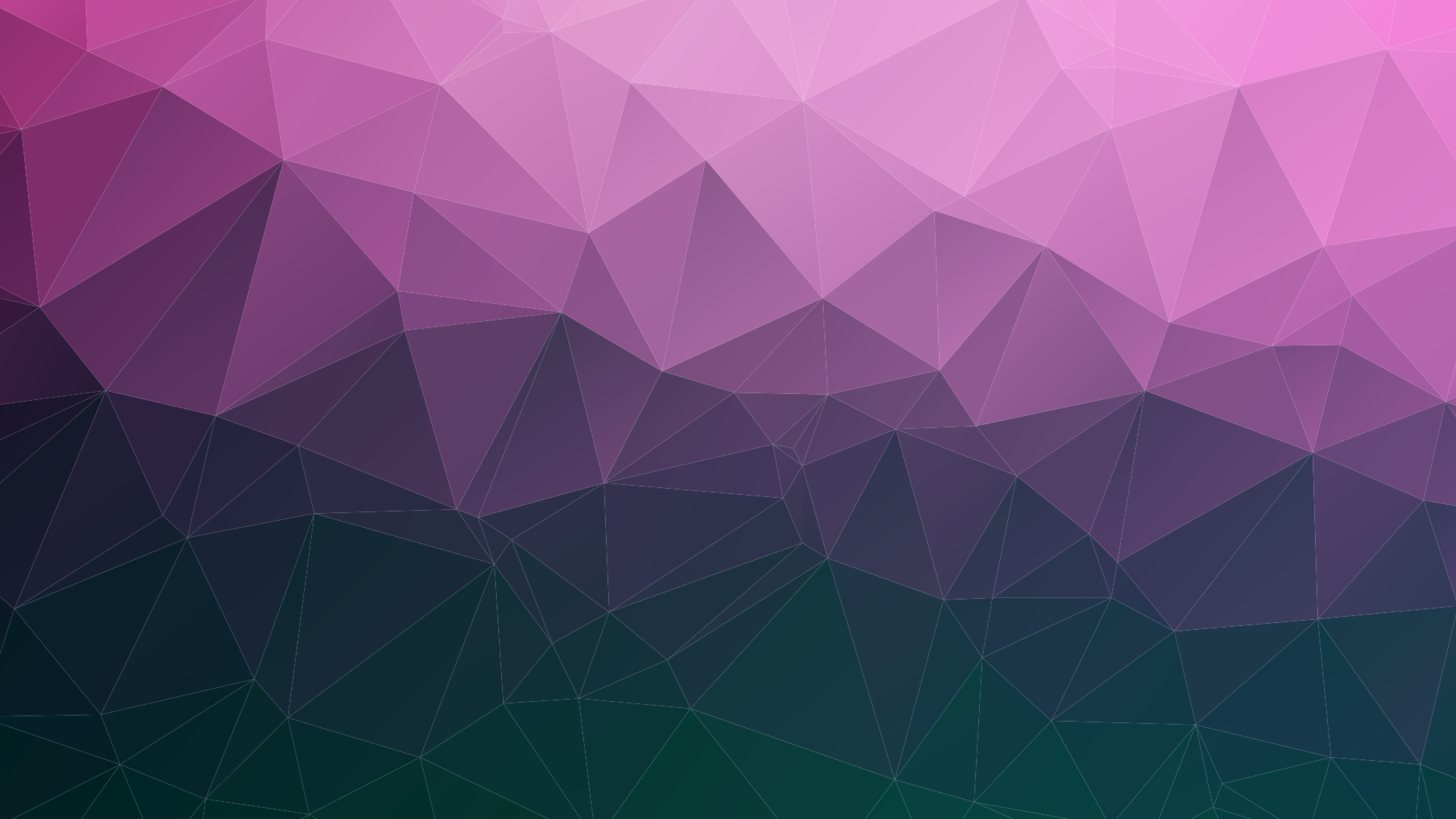 Low poly triangles, Purple gradient wallpapers, UHD TV, Geometric patterns, 3840x2160 4K Desktop