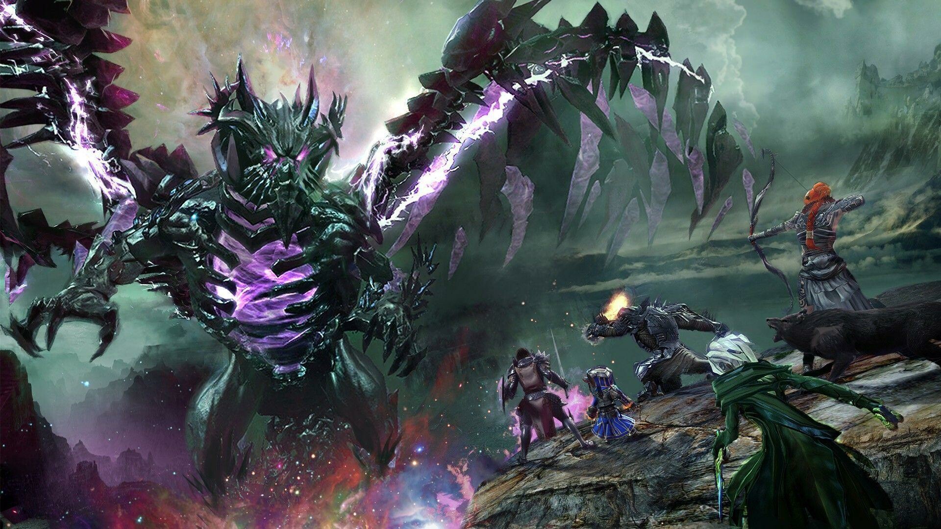 Guild Wars: The fourth major entry in the series, Multiplayer. 1920x1080 Full HD Wallpaper.