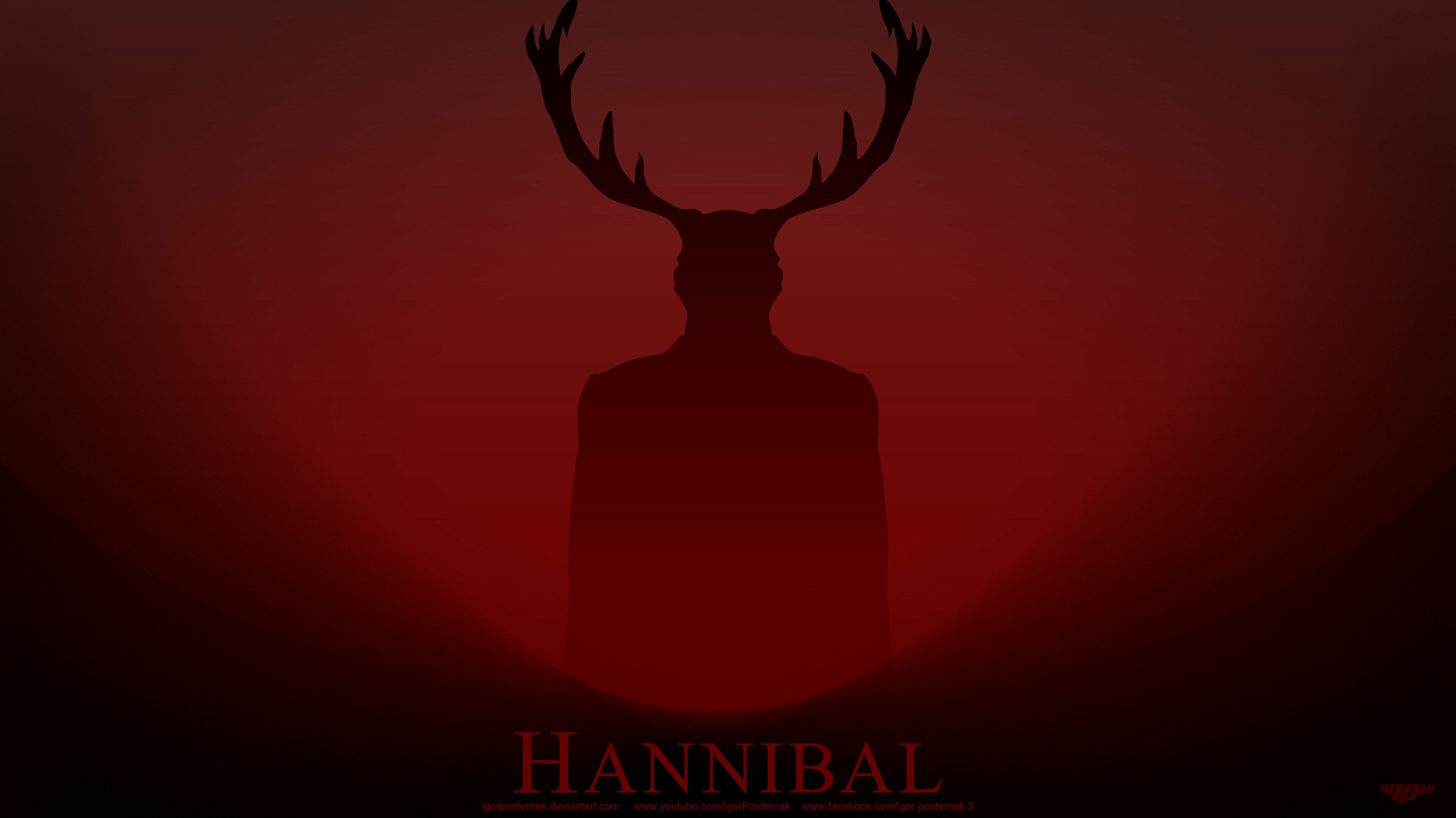 Hannibal (TV Series): An American psychological horror-thriller television an American psychological horror-thriller television series. 3840x2160 4K Background.