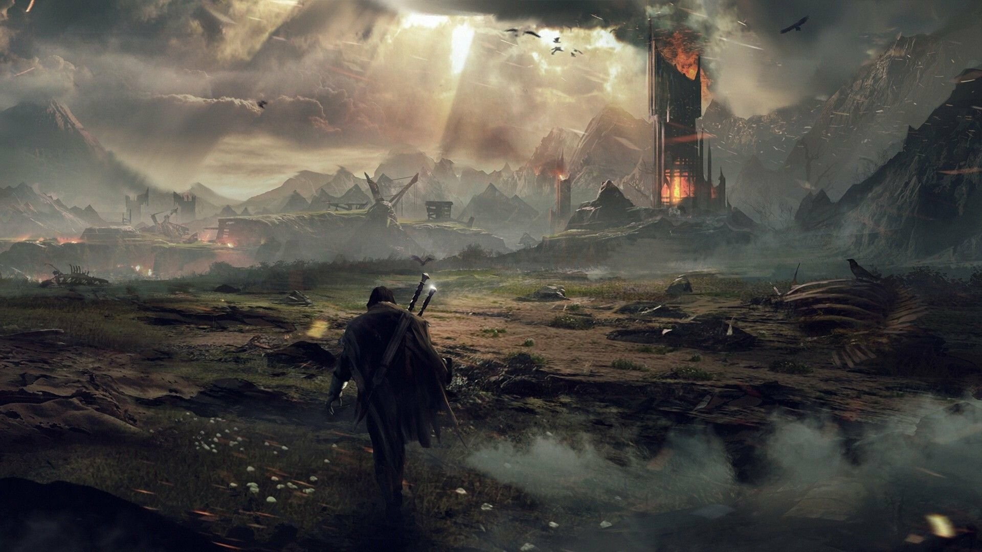 The Lord of the Rings: Middle-earth: Shadow of Mordor, A 2014 action-adventure video game developed by Monolith Productions. 1920x1080 Full HD Wallpaper.