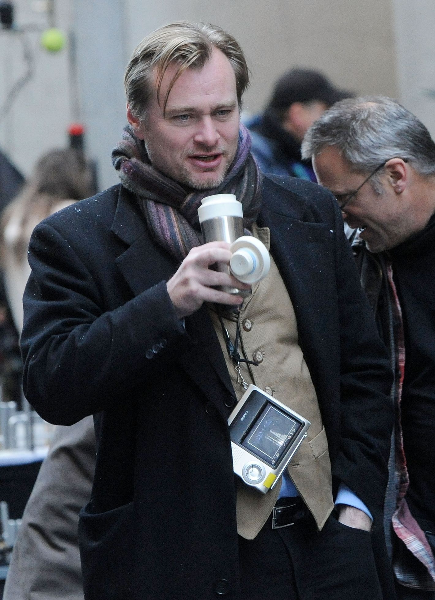 Christopher Nolan, Wearing video monitors, Style guide, Unique accessories, 1420x1960 HD Phone