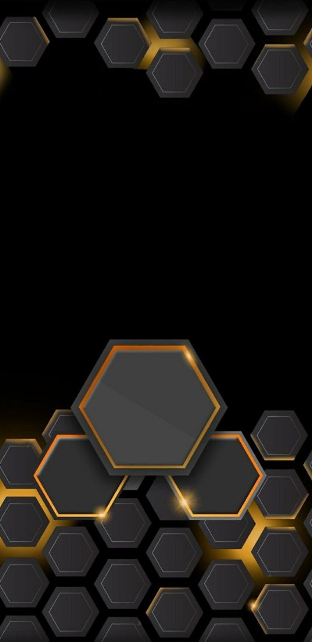 Android hexagon wallpaper, Creative design, User-submitted art, Hexagon theme, 1080x2220 HD Handy