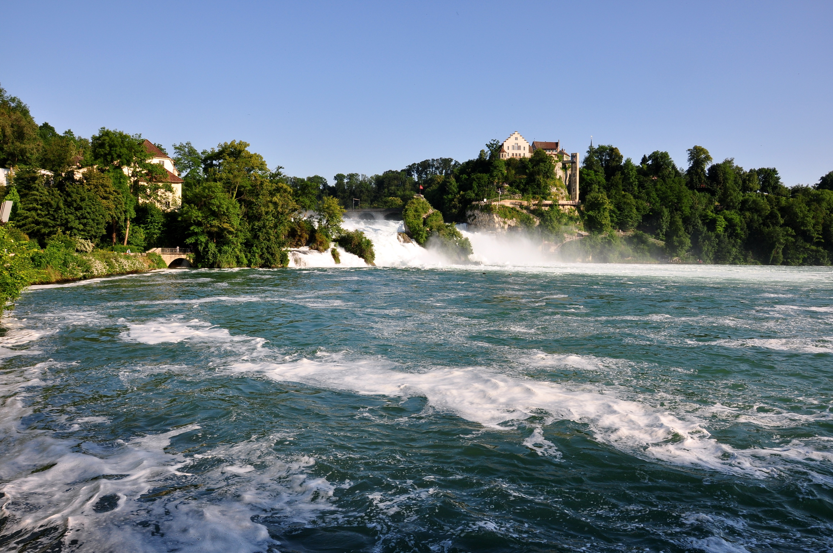 Rhine River, Rhine falls Switzerland, Majestic waterfalls, Natural wonder, 2900x1930 HD Desktop