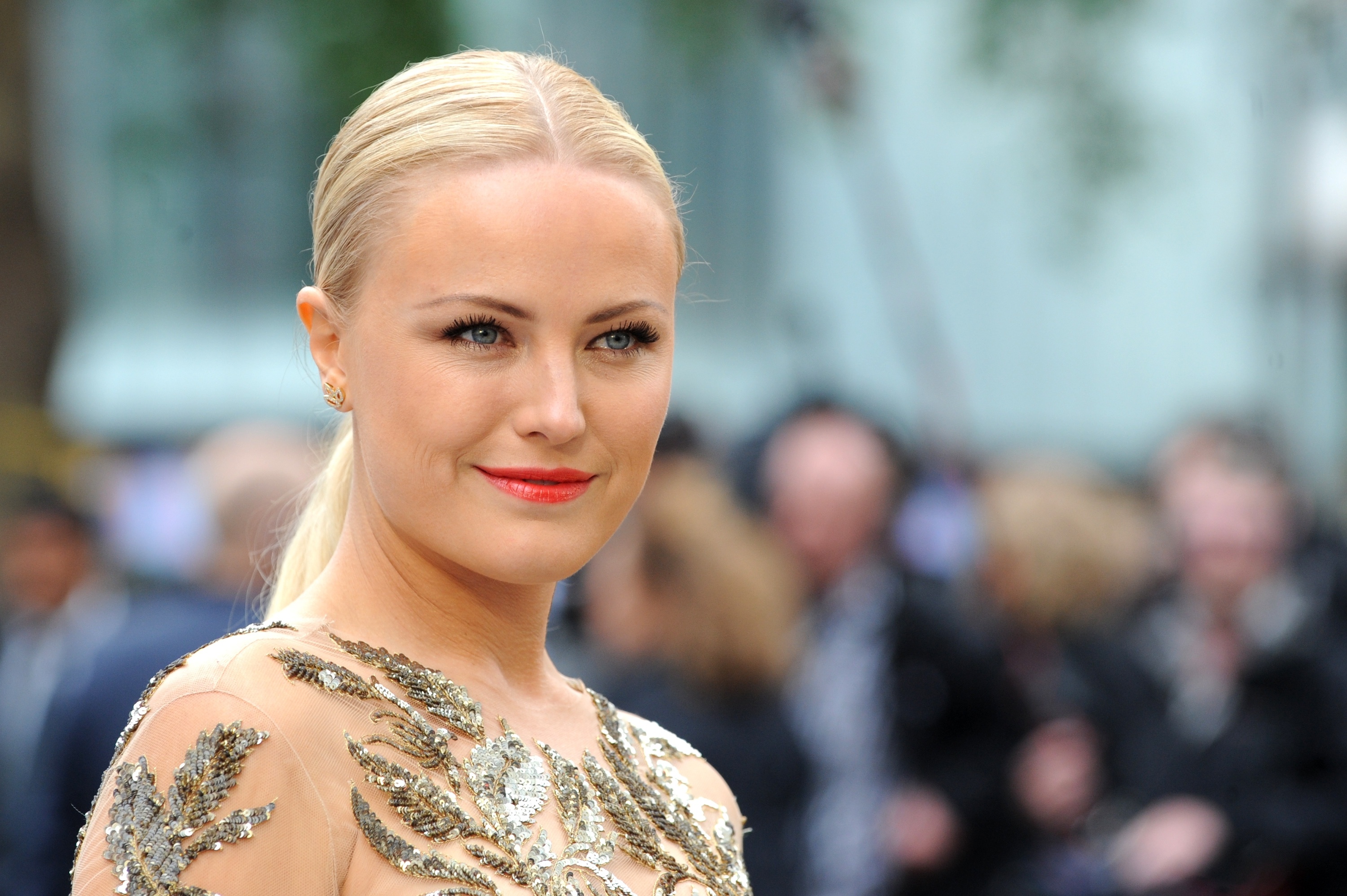 Malin Akerman: Played the title role in Bye Bye Sally, a short film directed by Paul Leyden. 3000x2000 HD Background.