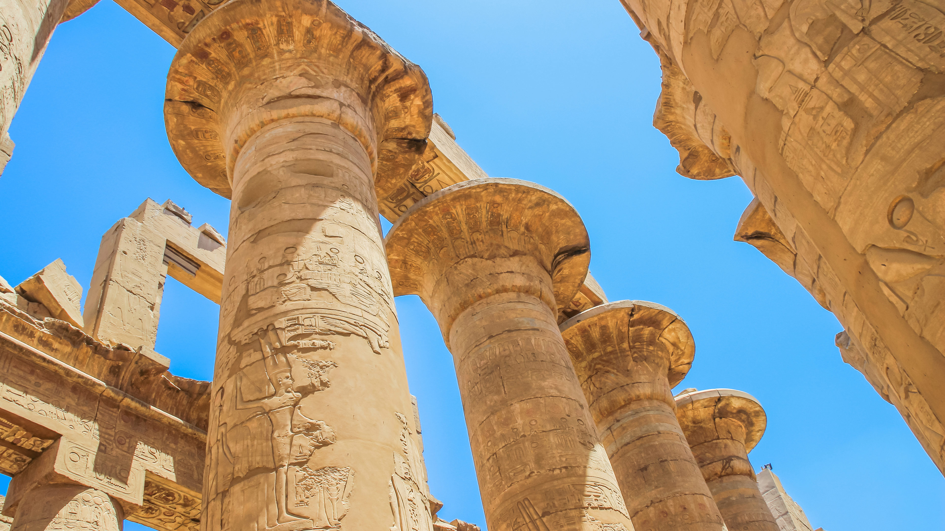 Karnak Temple, Tourism conference, Urban tourism, Luxor, 3840x2160 4K Desktop