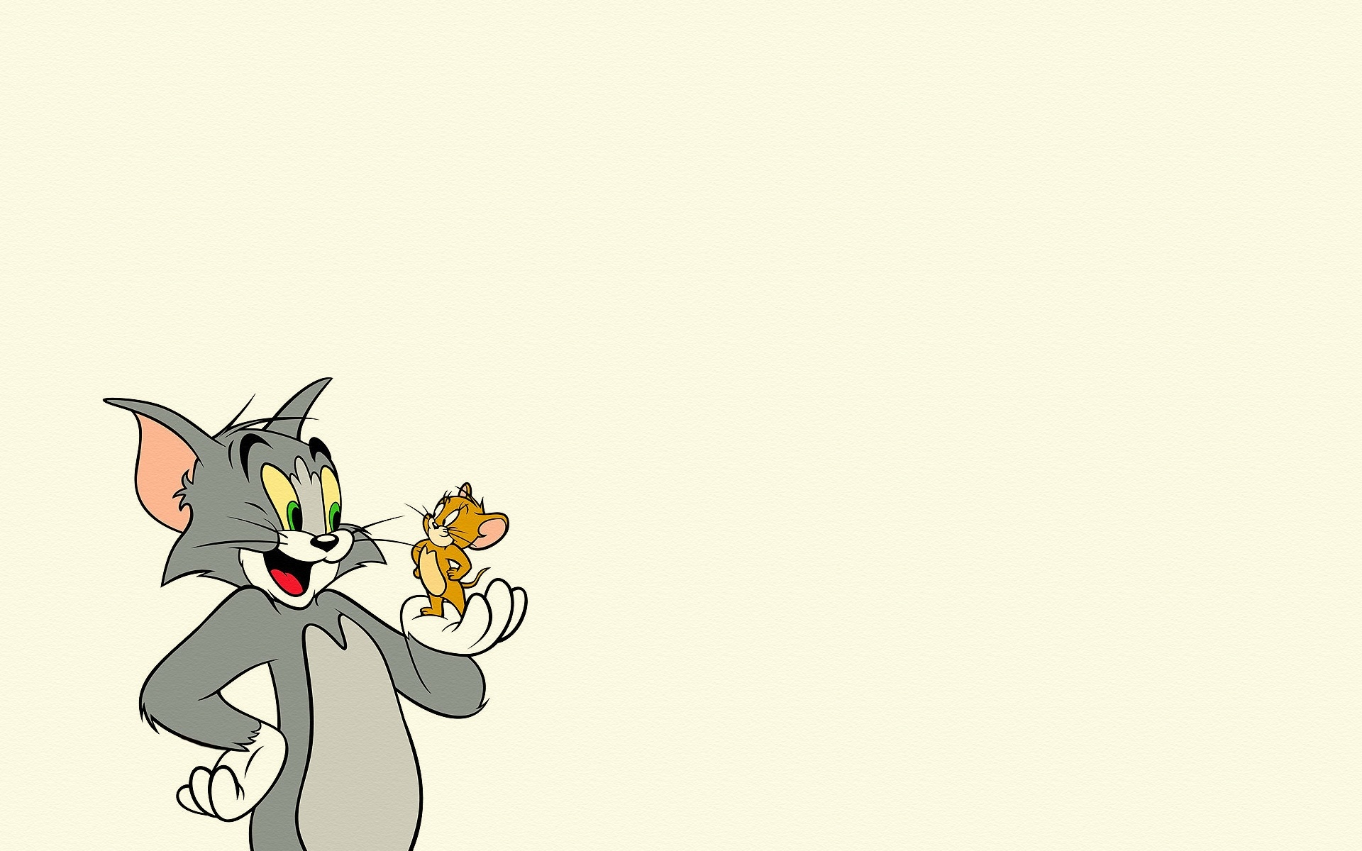 Tom and Jerry, White background, HD desktop, Mobile backgrounds, 1920x1200 HD Desktop