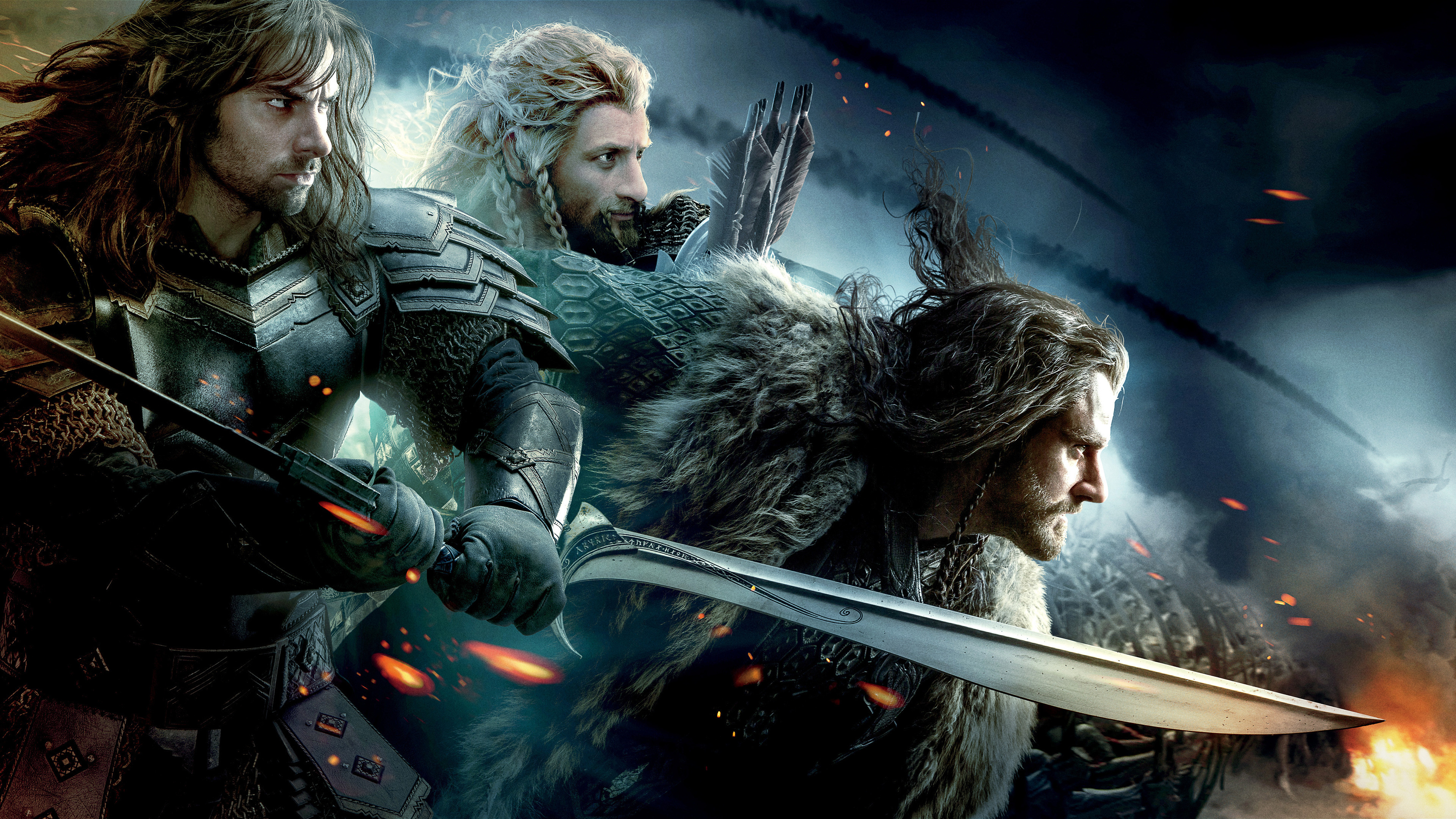Battle of the Five Armies, Hobbit movie, 4K wallpaper, Epic battle, 3840x2160 4K Desktop