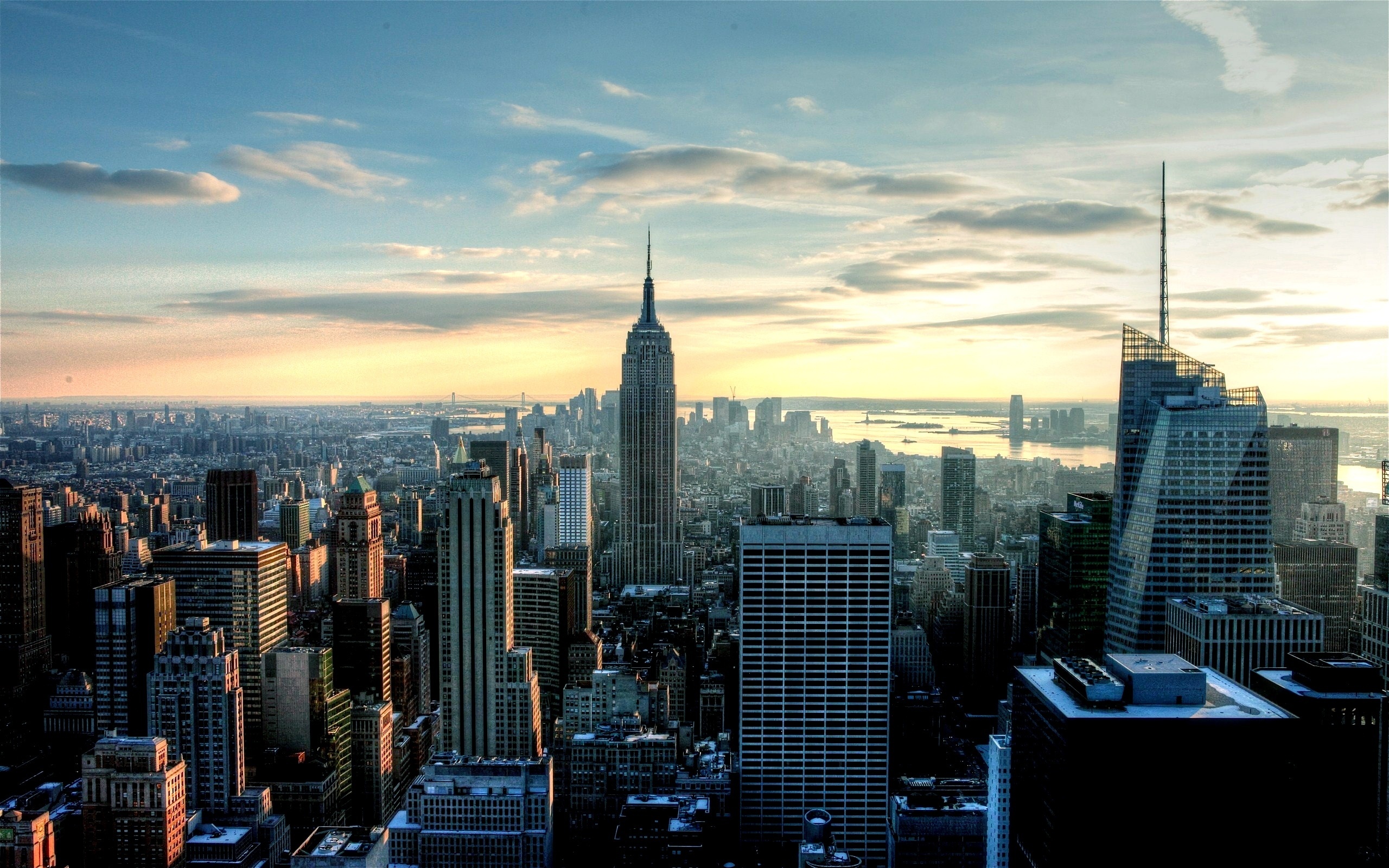 City: Manhattan borough of the Big Apple - New York, The most popular American megapolis. 2560x1600 HD Wallpaper.