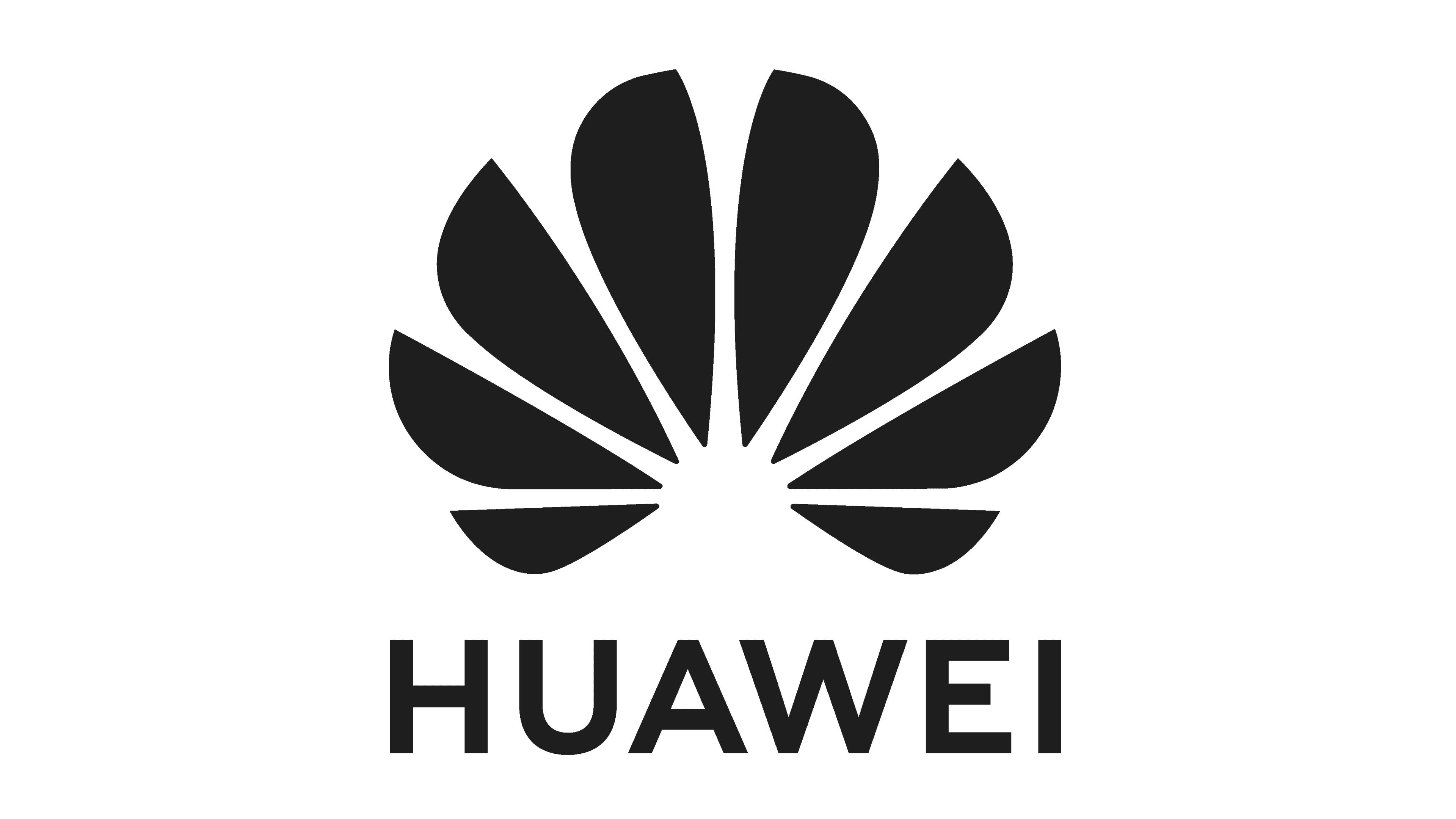 Black and White, HUAWEI Logo Wallpaper, 3840x2160 4K Desktop