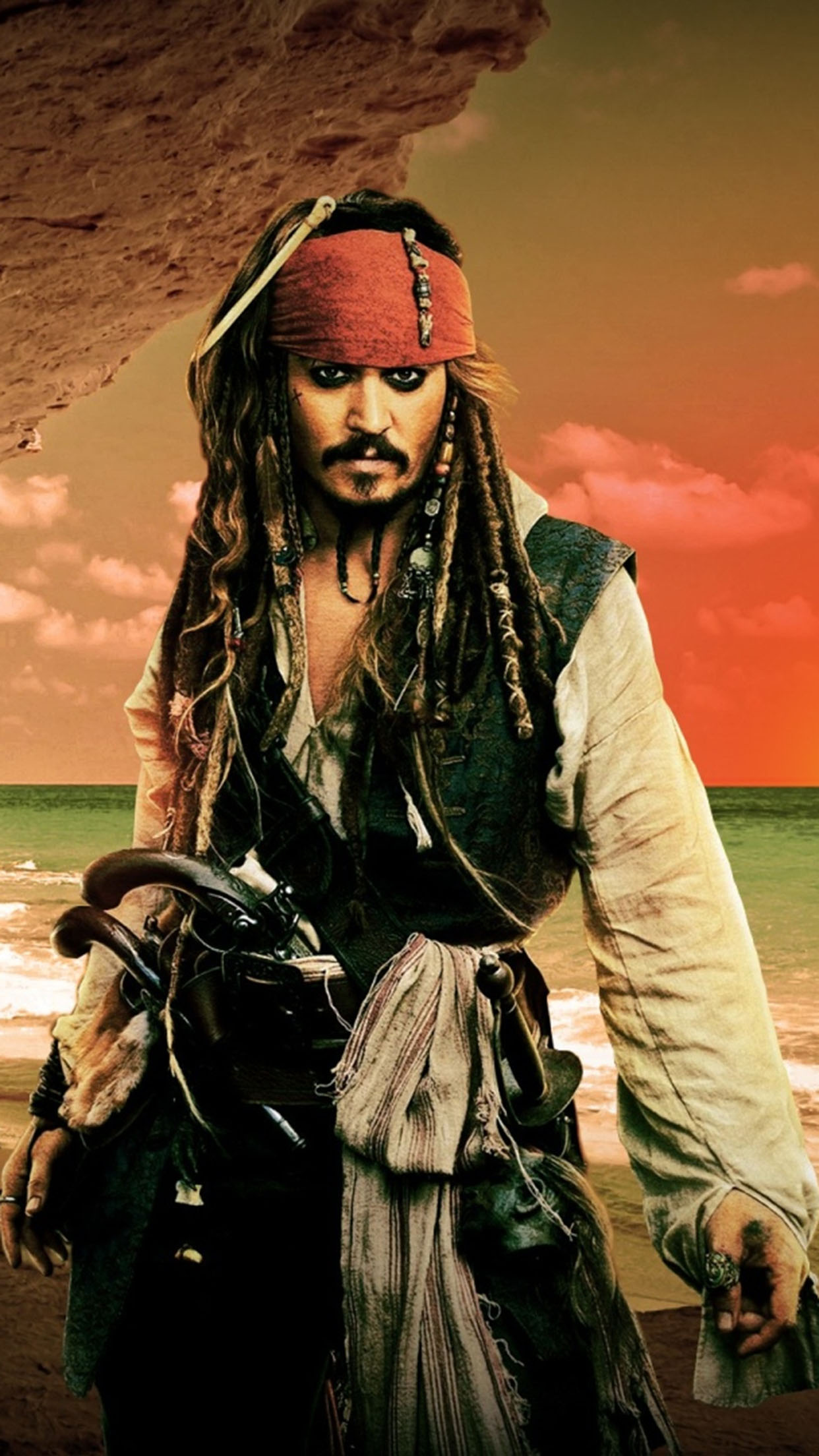 Captain Jack Sparrow, iPhone wallpaper, Free download, 3wallpapers, 1250x2210 HD Handy