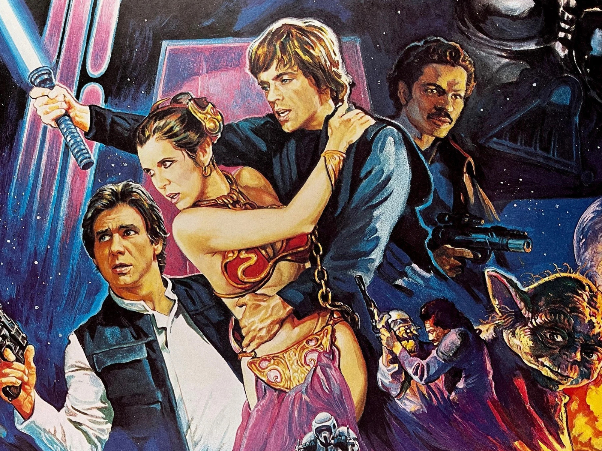 Return of the Jedi, Original movie poster, Star Wars artwork, Film memorabilia, 2020x1520 HD Desktop