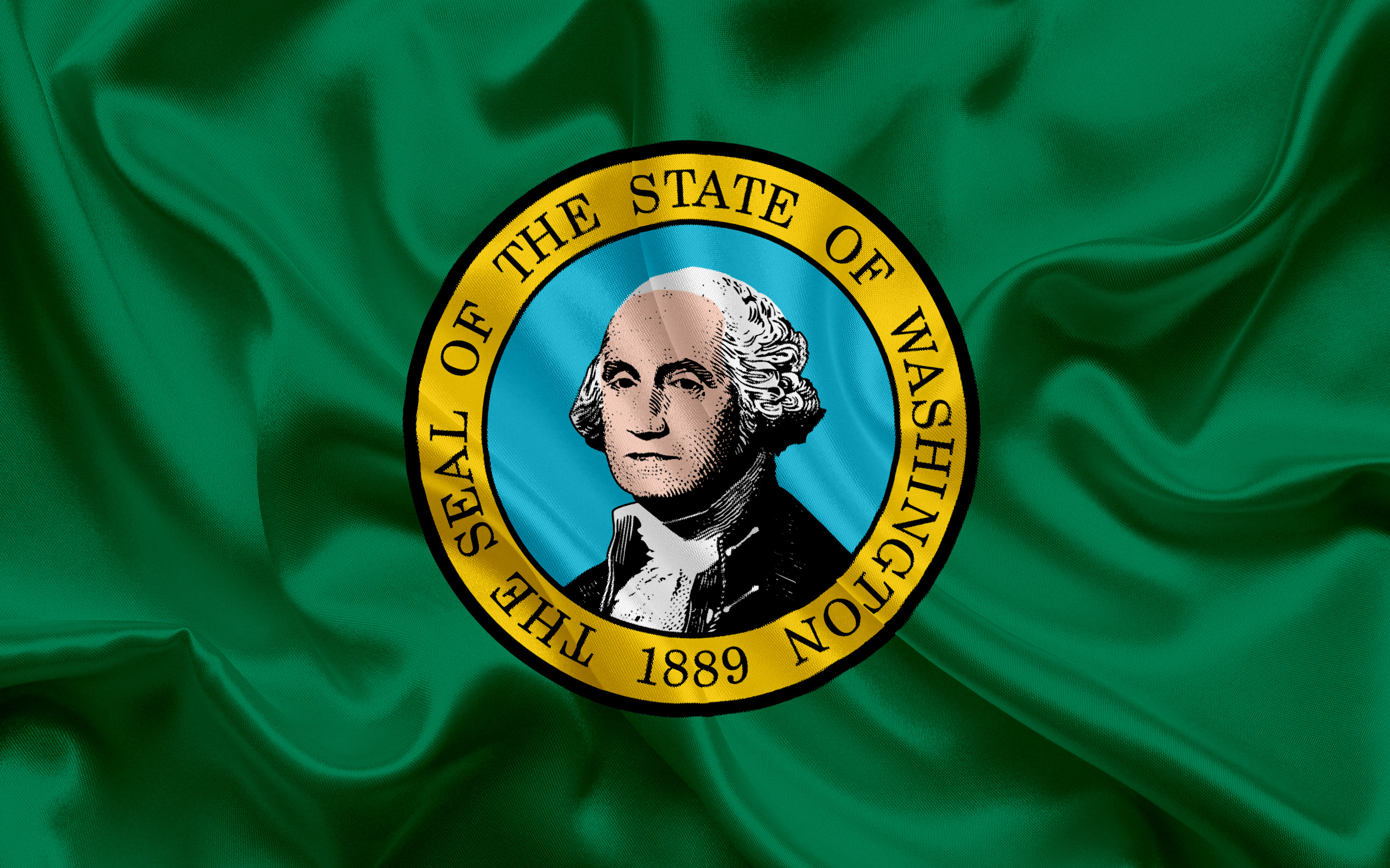 Washington State Travels - Washington state flag, Coat of arms, 2560x1600 HD Desktop