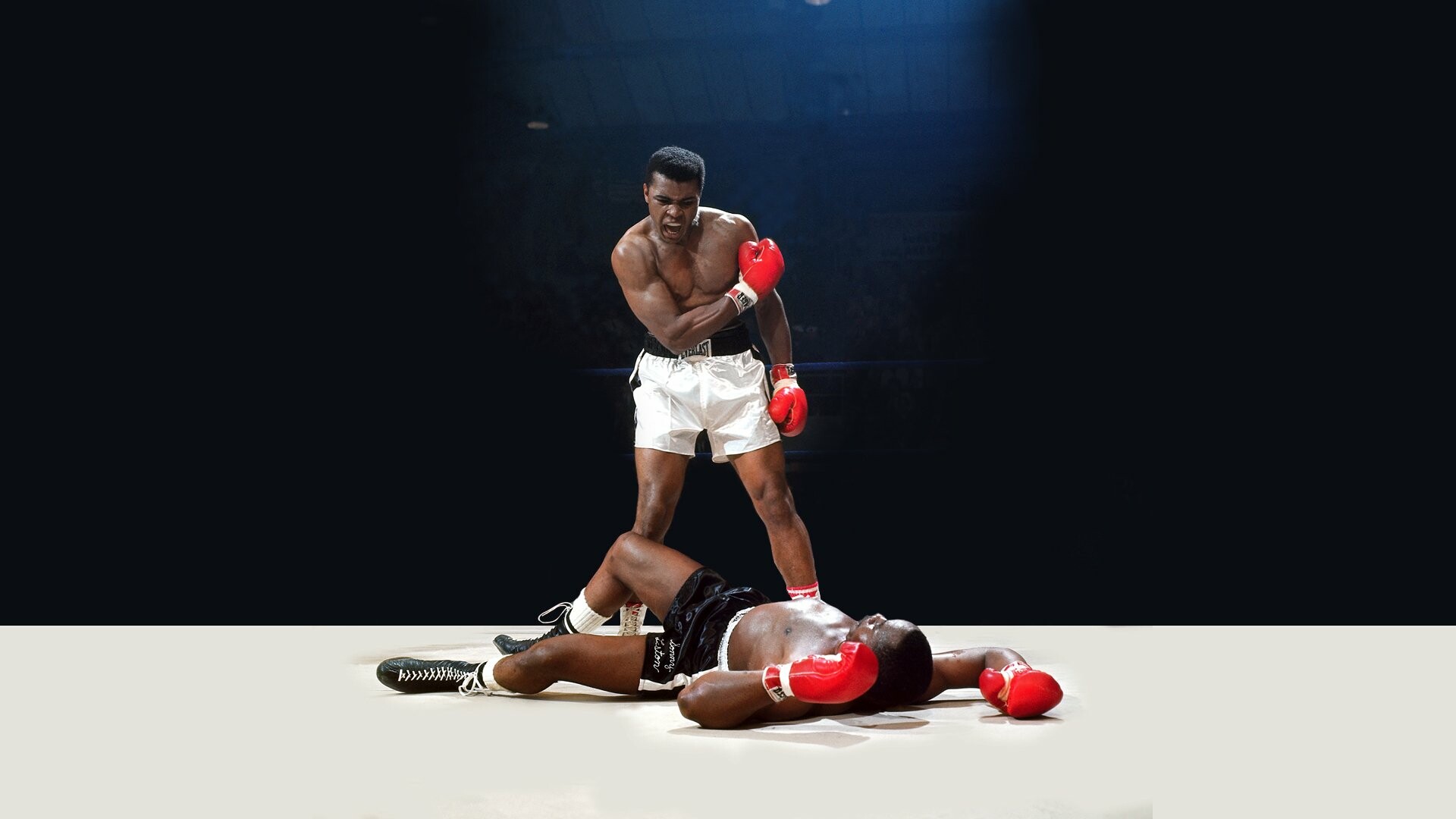 Muhammad Ali: He fought for the heavyweight championship against Sonny Liston on February 25, 1964. 1920x1080 Full HD Background.