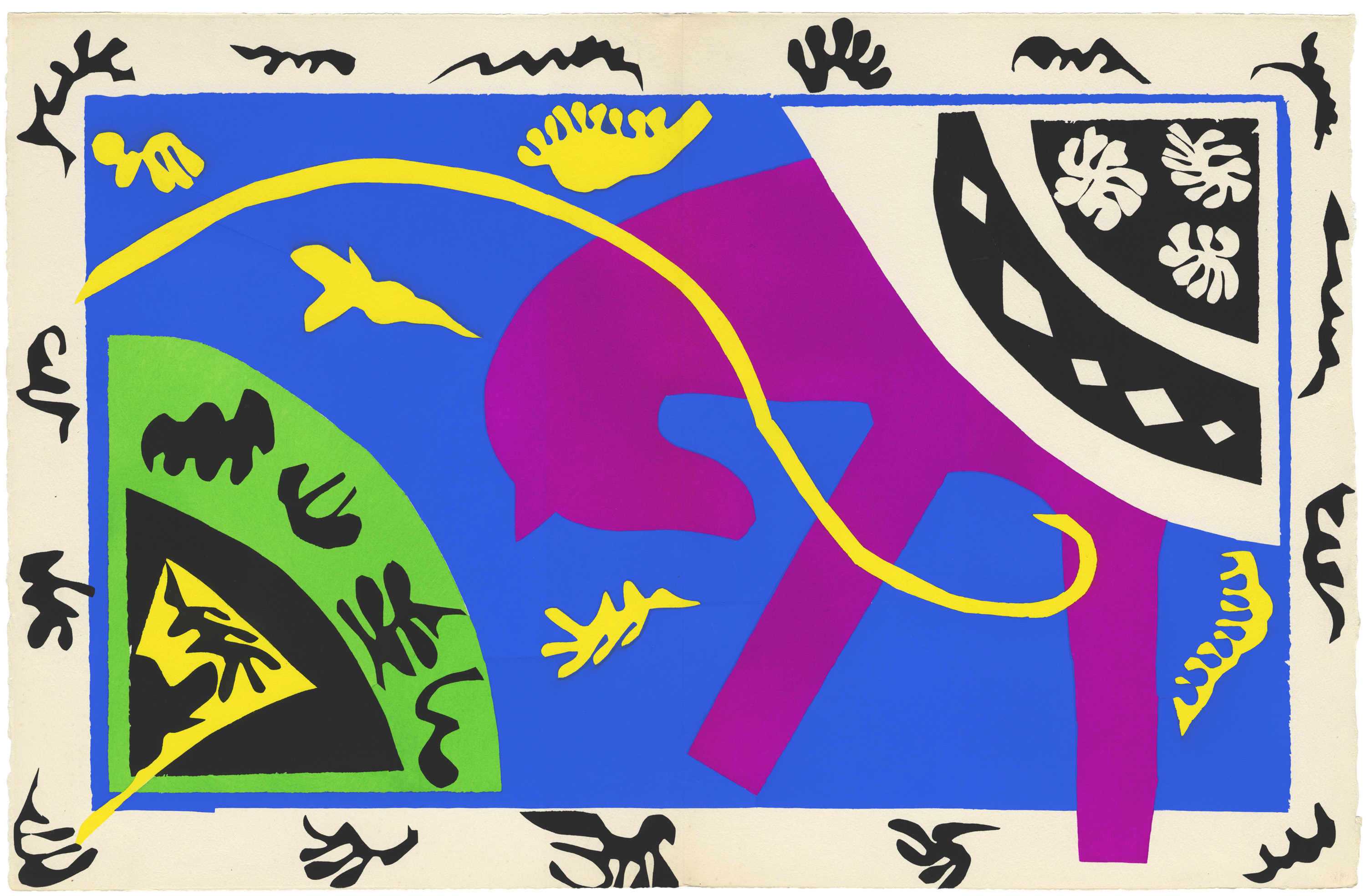 Henri Matisse, Cut-outs at Tate Modern, Artistic inspiration, Creative brilliance, 3000x1970 HD Desktop