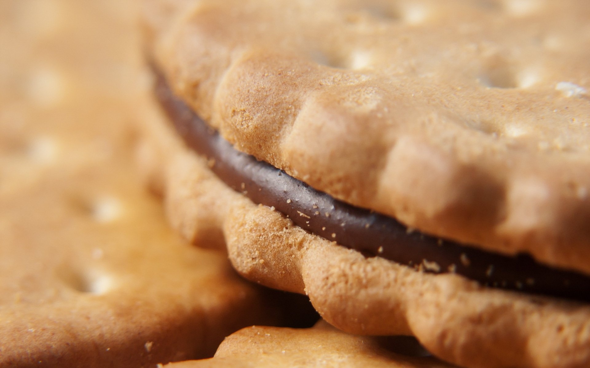 Biscuit: Sandwich cookies, Sweet products. 1920x1200 HD Background.