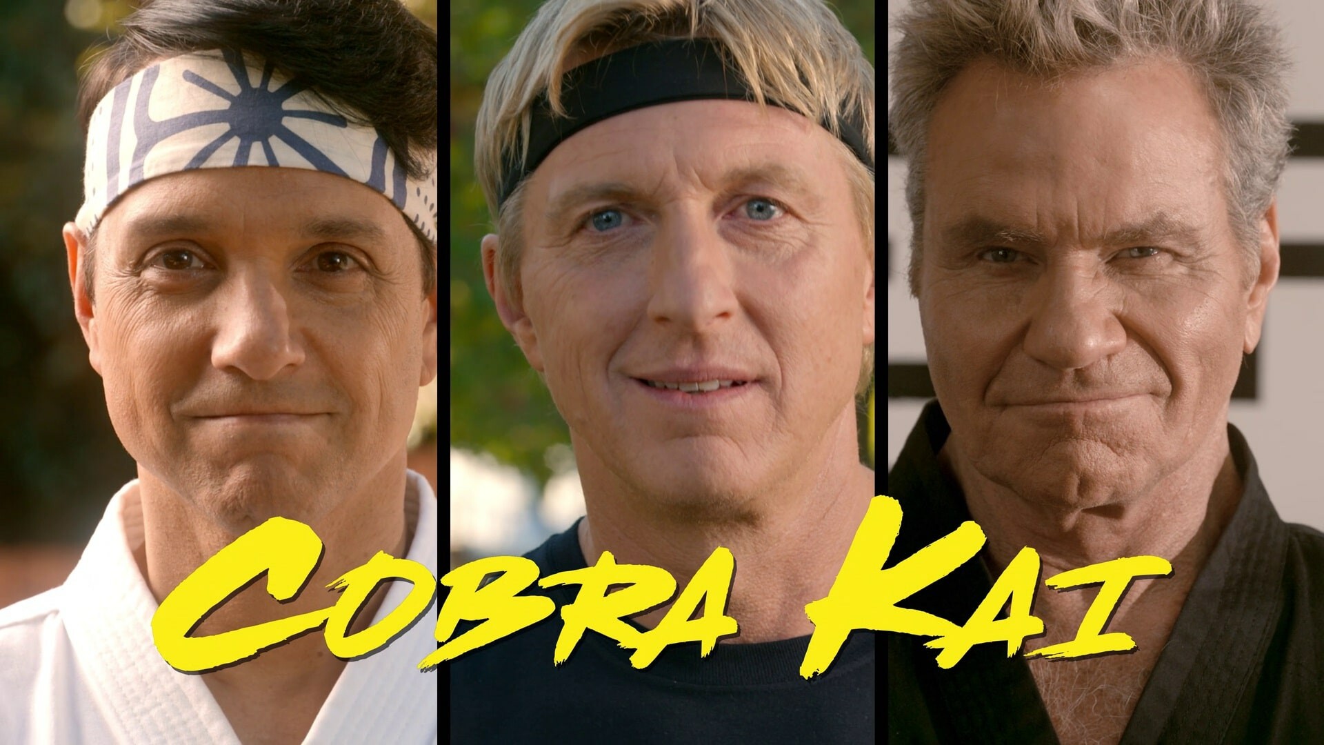 Cobra Kai (TV Series): Season 4, Daniel LaRusso, John Kreese, Johnny Lawrence. 1920x1080 Full HD Wallpaper.