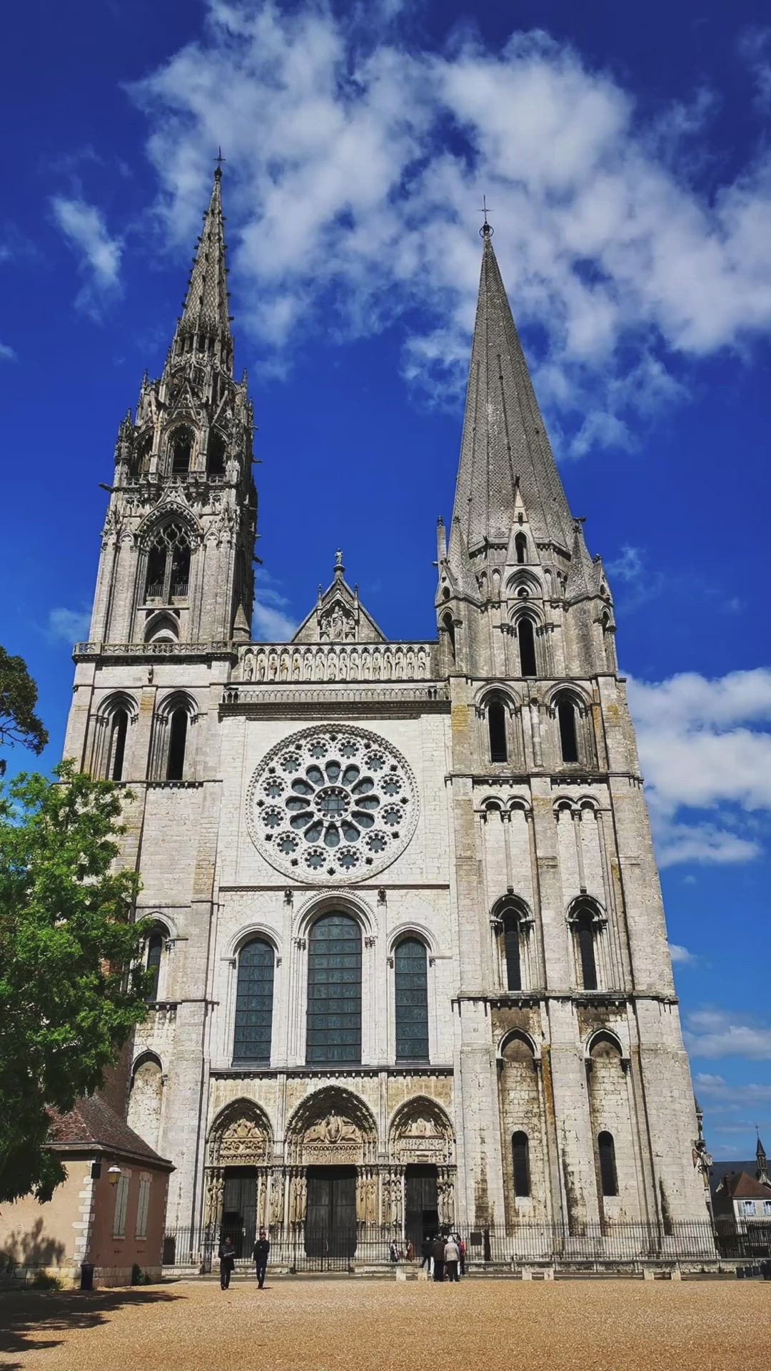 Architecture, Chartres Cathedral, Pingl par, Gothic, 1080x1920 Full HD Phone
