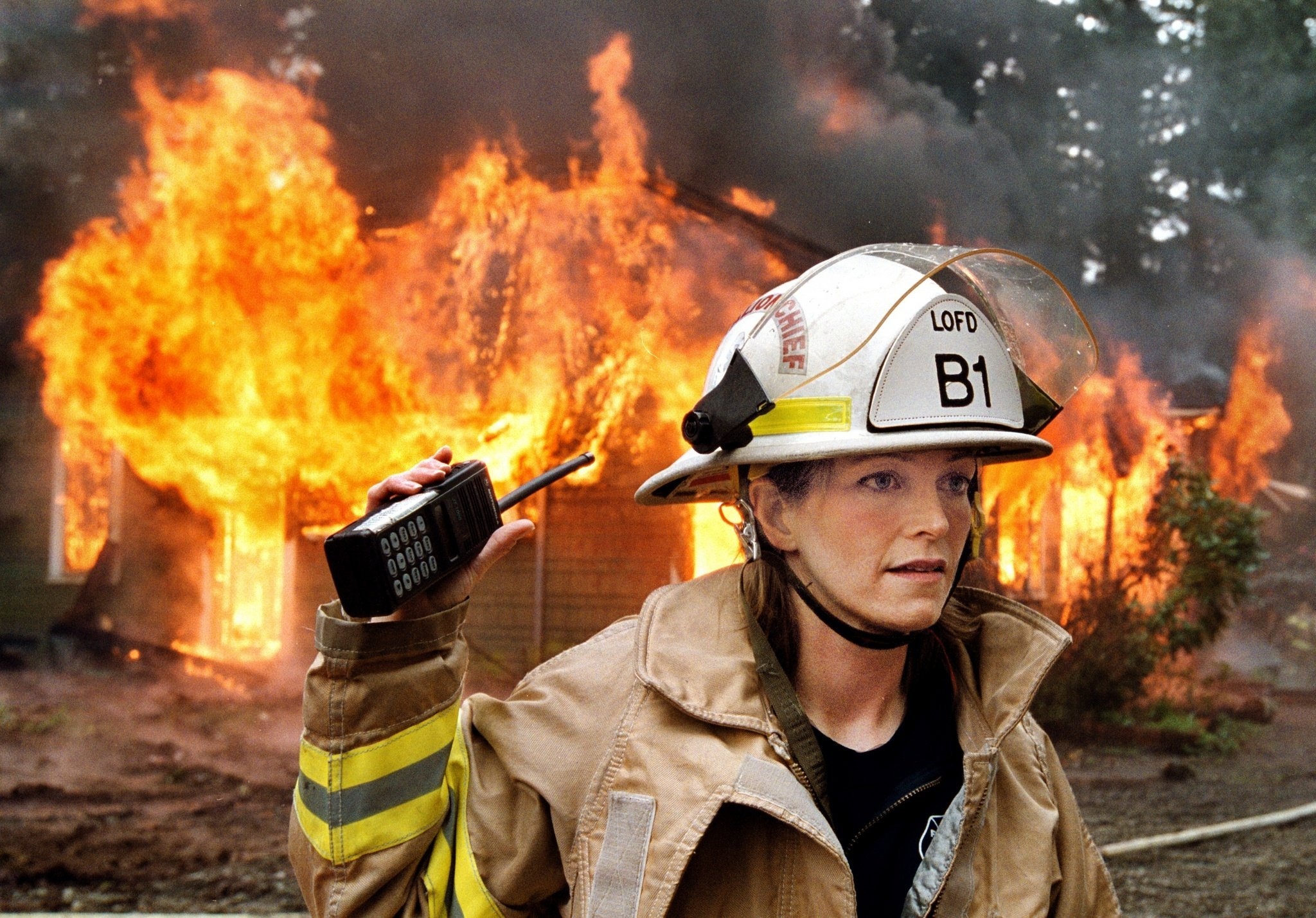 Firefighter wallpaper cell phone, Portable heroism, On-the-go bravery, Fireman's courage, 2050x1430 HD Desktop