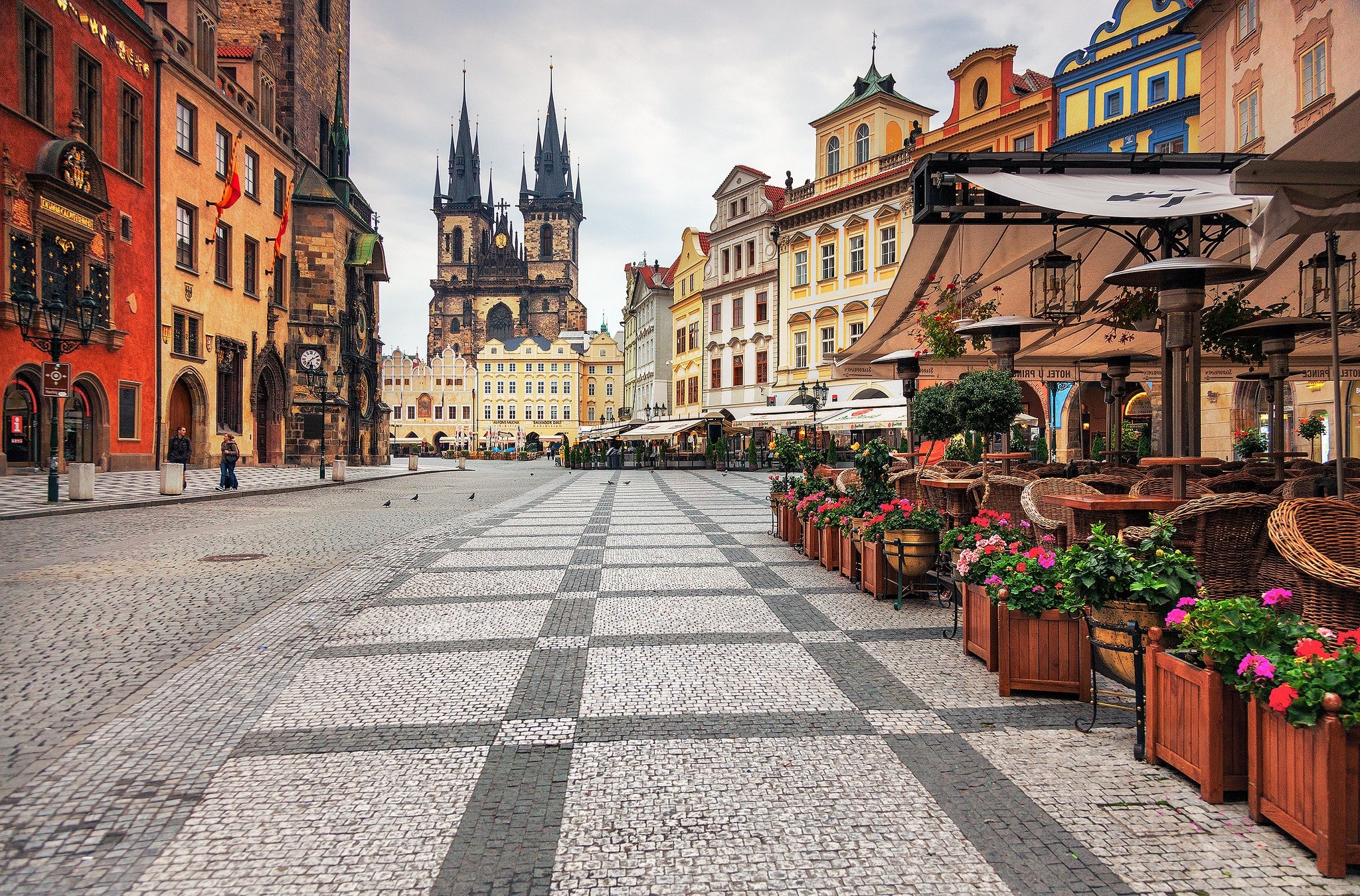 Czechia (Czech Republic): Old Town Square, A historic square in the Old Town quarter of Prague. 2050x1350 HD Wallpaper.