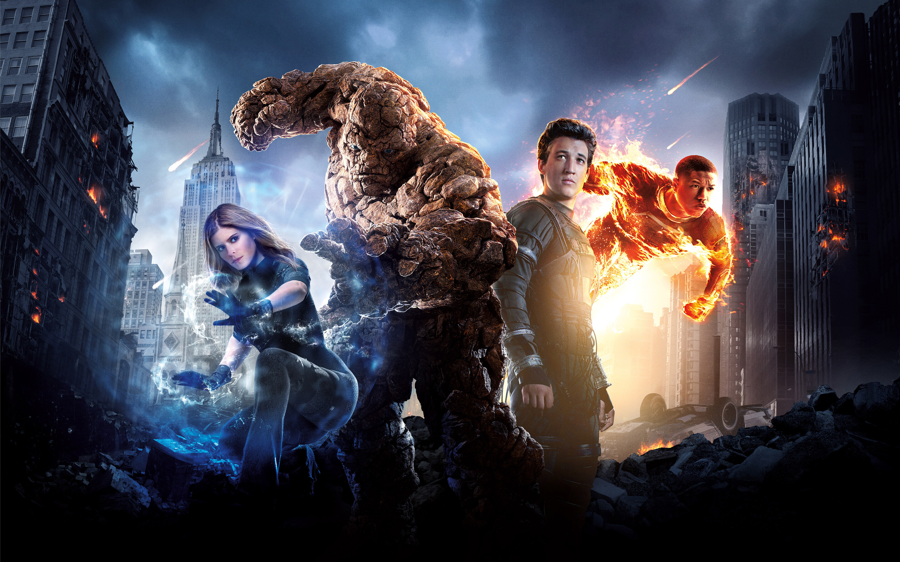 Human Torch: Fantastic Four, 2015, Jonathan "Johnny" Storm. 2880x1800 HD Background.