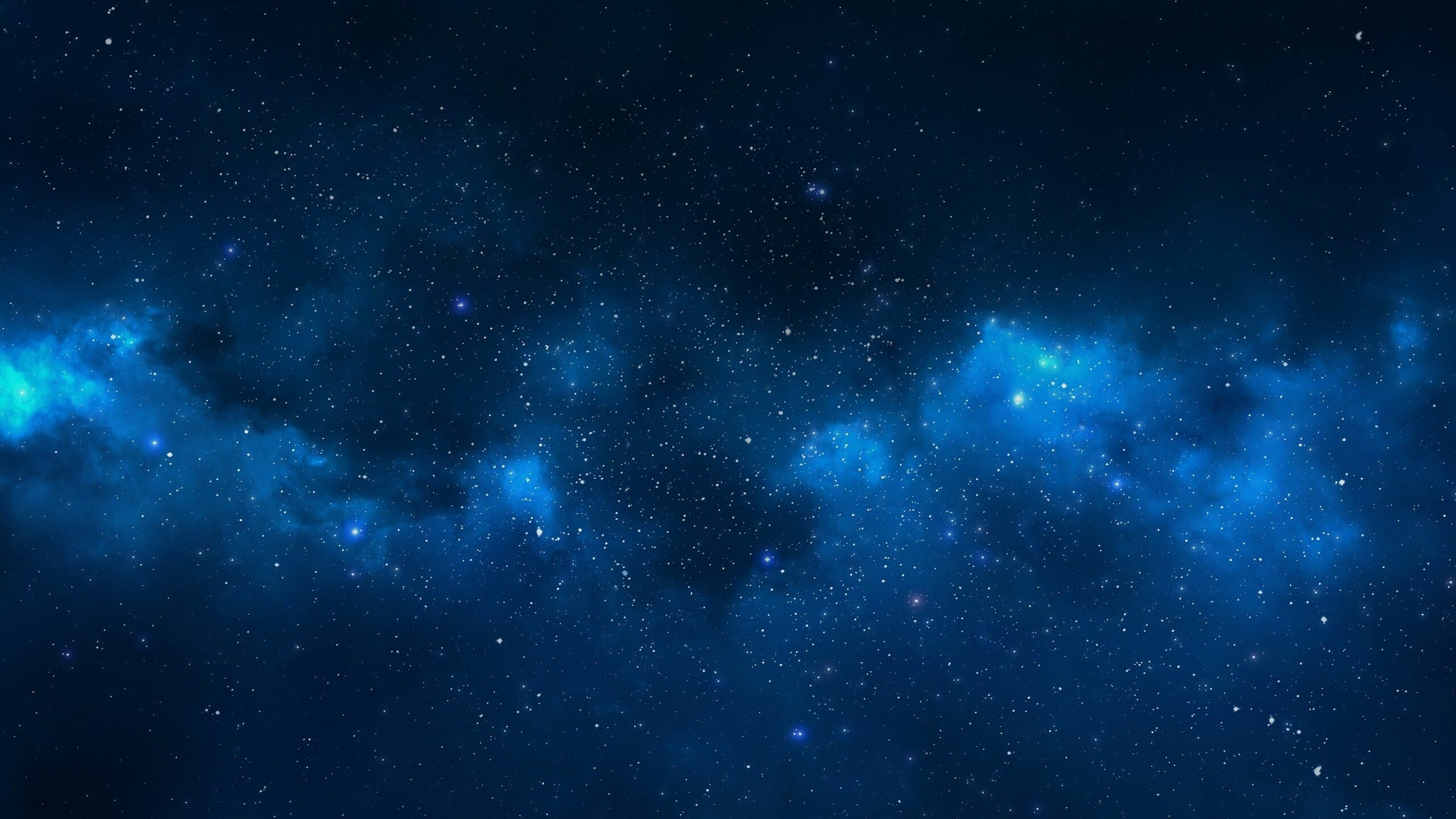 Galaxy: The vast pool of stars, stellar remnants, dark matter and interstellar gas and dust. 2560x1440 HD Wallpaper.