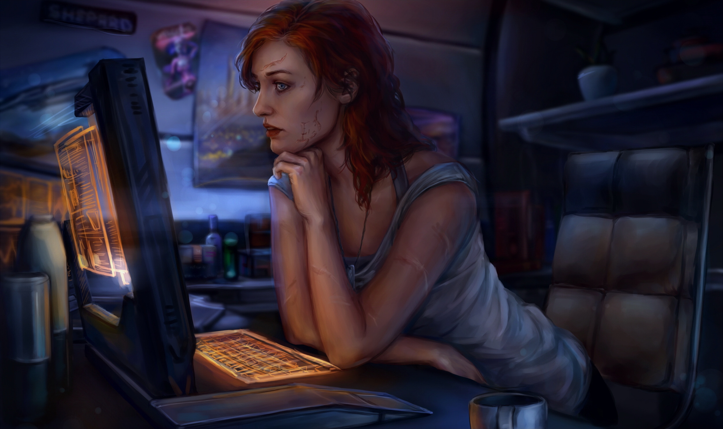 Mass Effect, Commander Shepard, Epic games, Stunning visuals, 2500x1490 HD Desktop