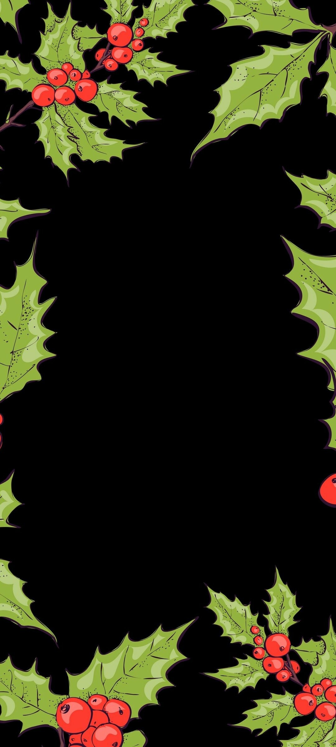 Mistletoe: The flower of the UK county of Herefordshire. 1080x2400 HD Wallpaper.