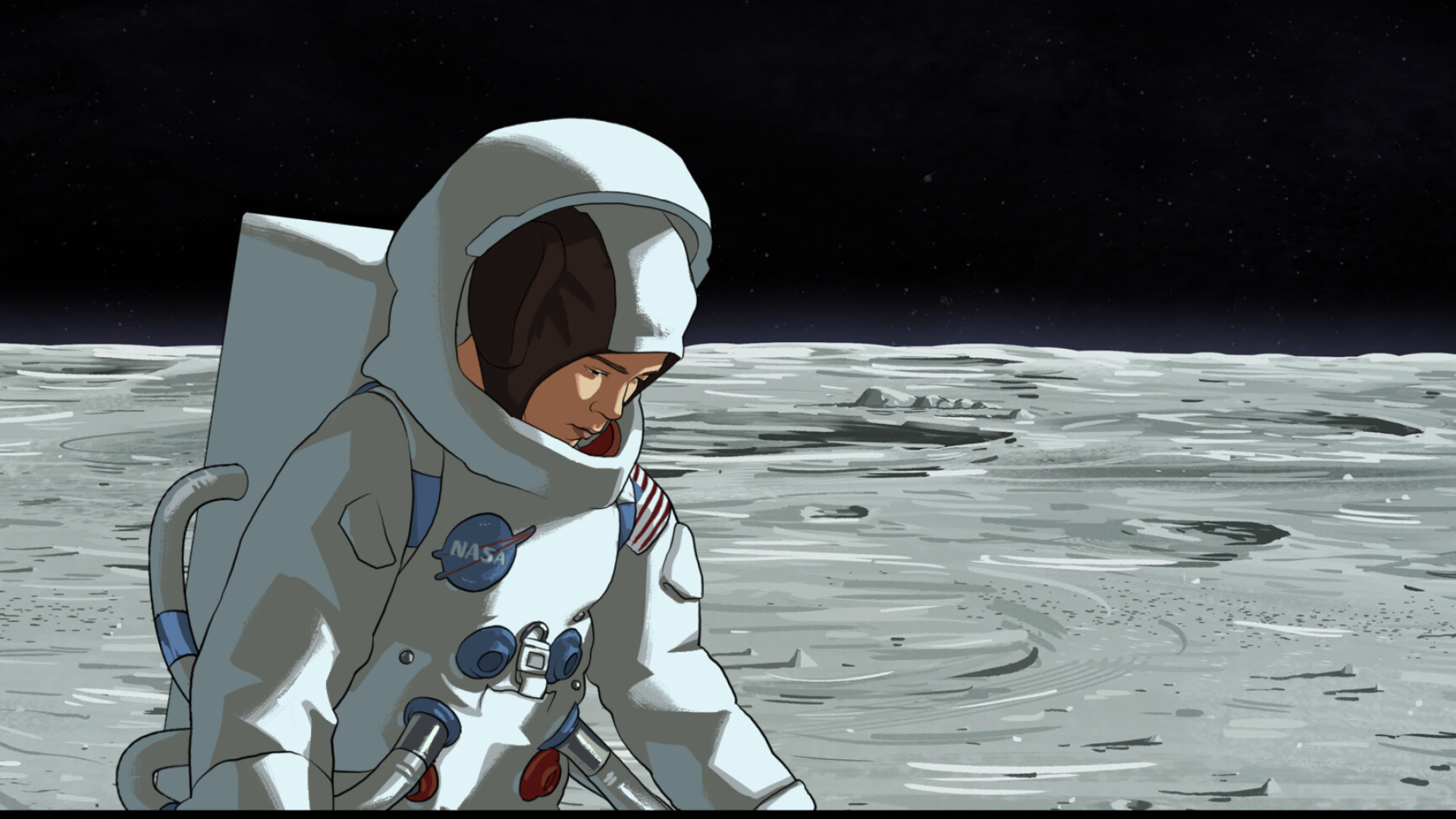 Apollo 10: A Space Age Childhood, ArtStation, Styleframes, 1920x1080 Full HD Desktop