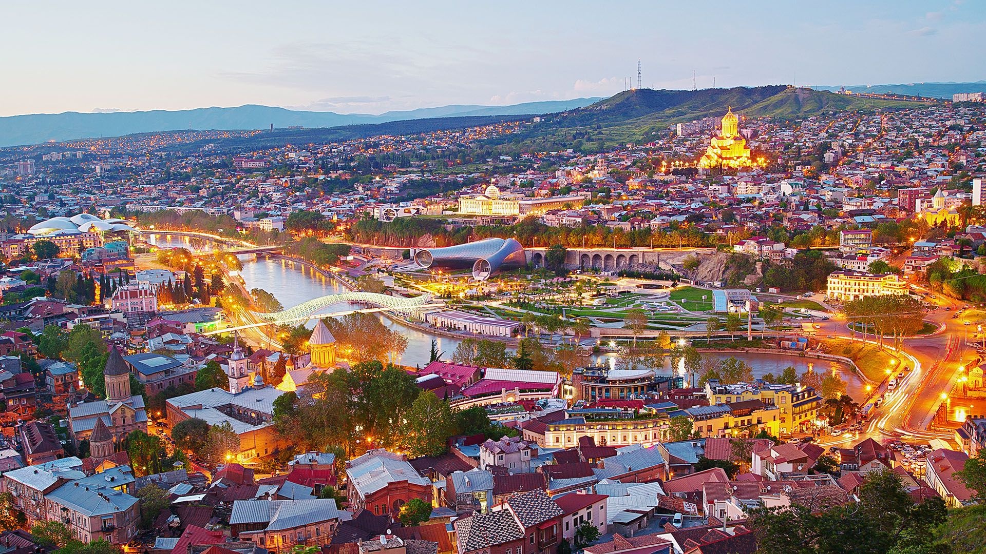 Tbilisi, Captivating cityscape, Cultural immersion, Georgian capital, 1920x1080 Full HD Desktop