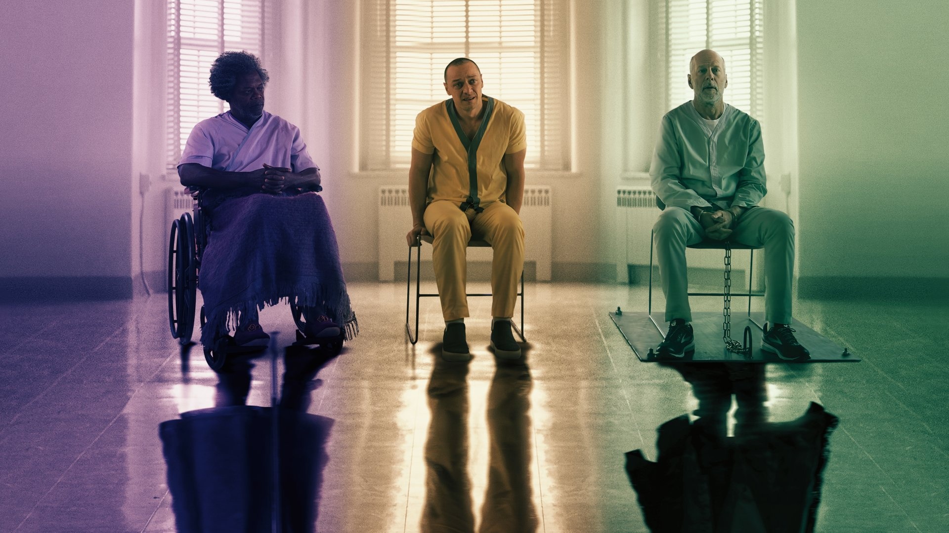 Glass (Movie): The movie had a 39-day shoot that started on October 2, 2017. 1920x1080 Full HD Background.