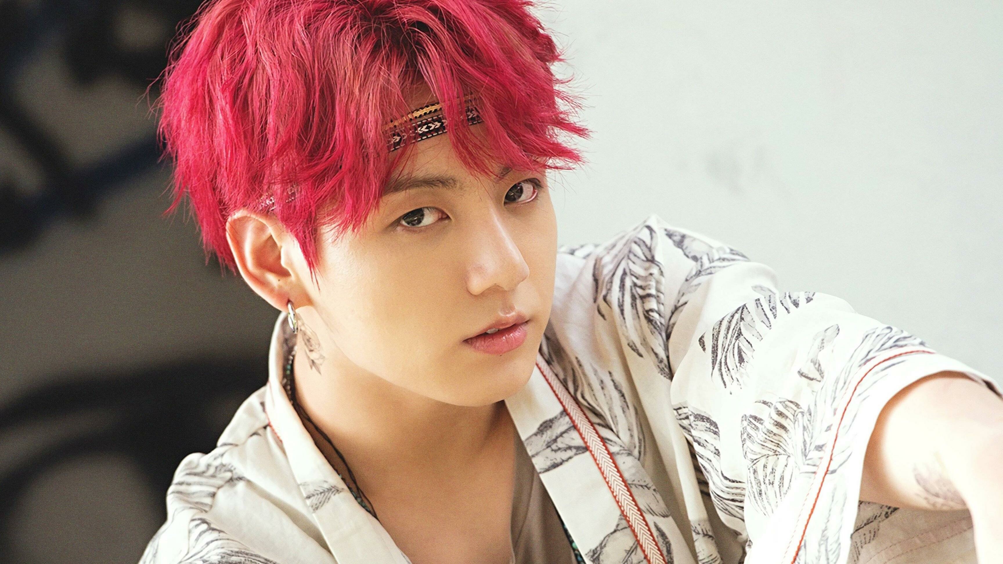 Jungkook: Jeon Jeong-guk, Lead vocalist, dancer, and rapper, South Korean musical band. 3460x1950 HD Wallpaper.
