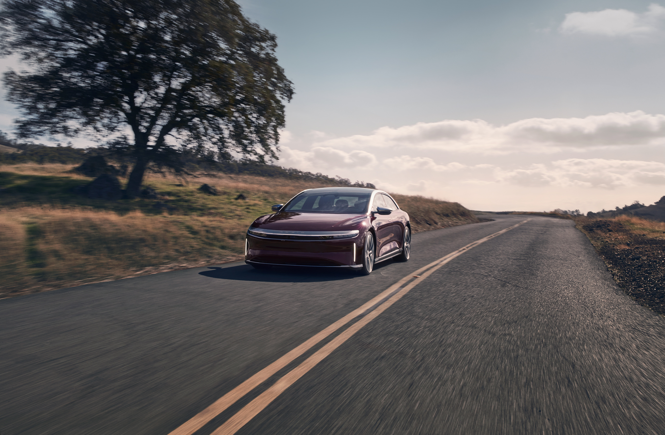Lucid Motors Auto, Grand touring experience, Luxury electric vehicle, Thrilling performance, 2740x1790 HD Desktop