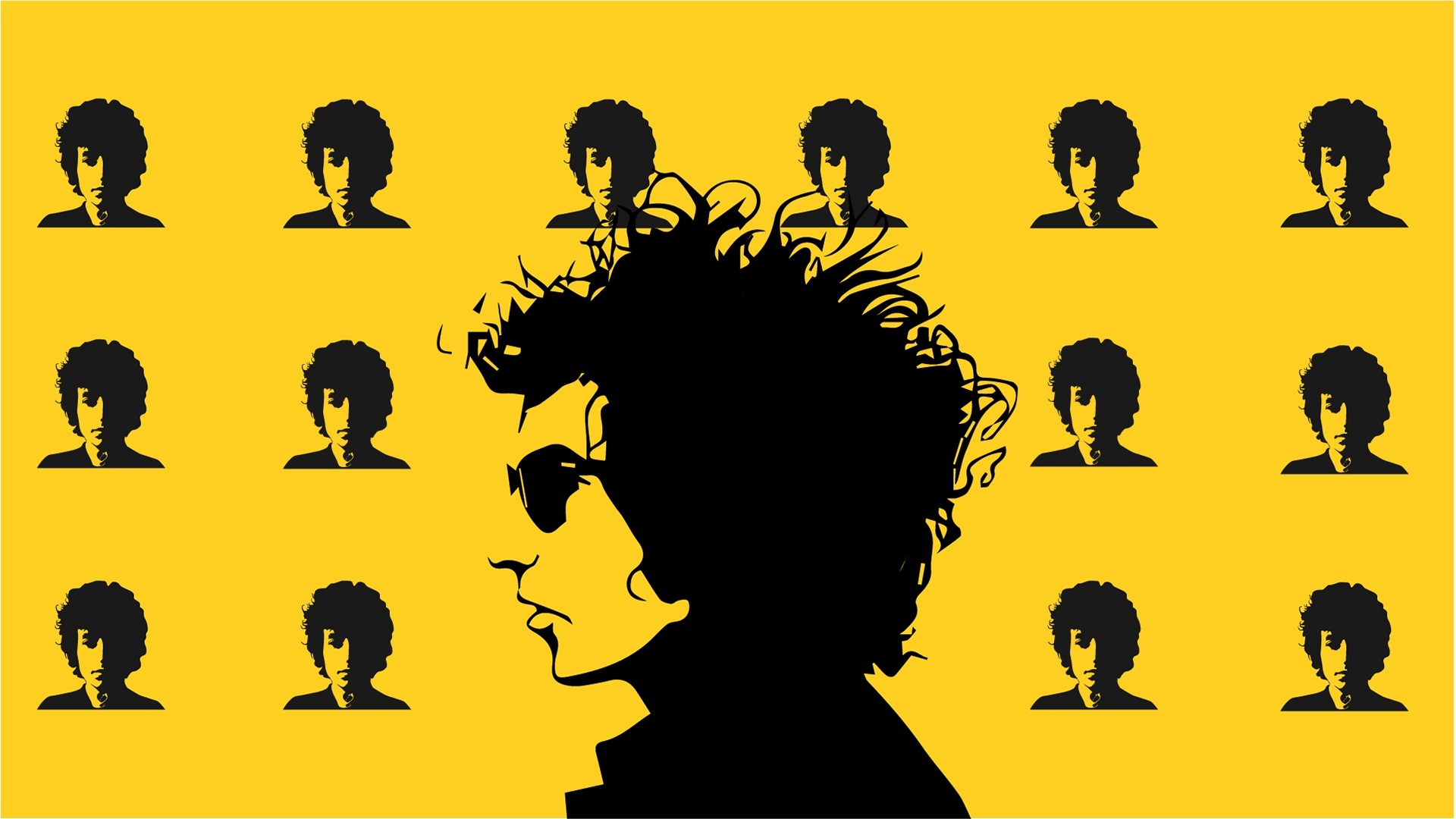 Bob Dylan: A career spanning over six decades, Dylan, Artwork. 1920x1080 Full HD Wallpaper.