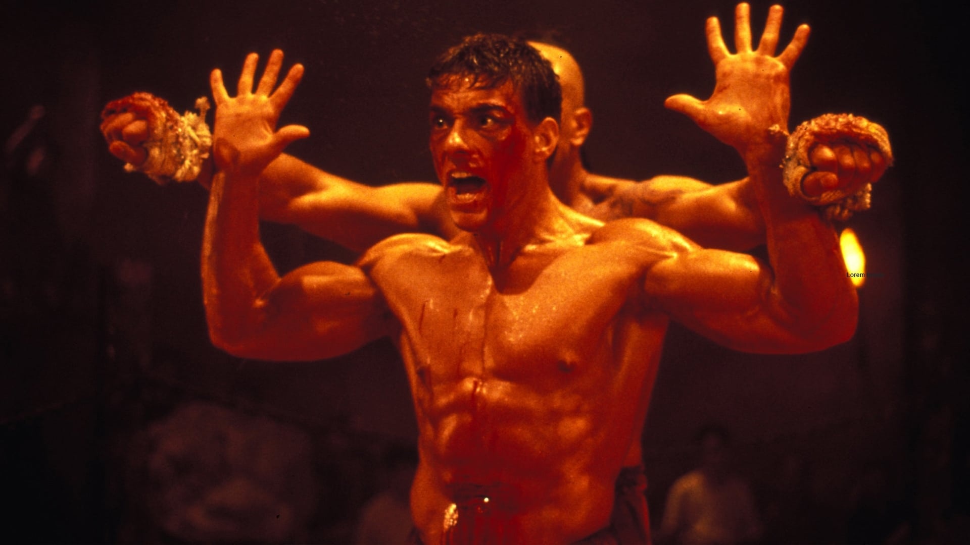 Kickboxer (Movie): Jean-Claude Van Damme as Kurt Sloane, Michel Qissi as Tong Po. 1920x1080 Full HD Wallpaper.