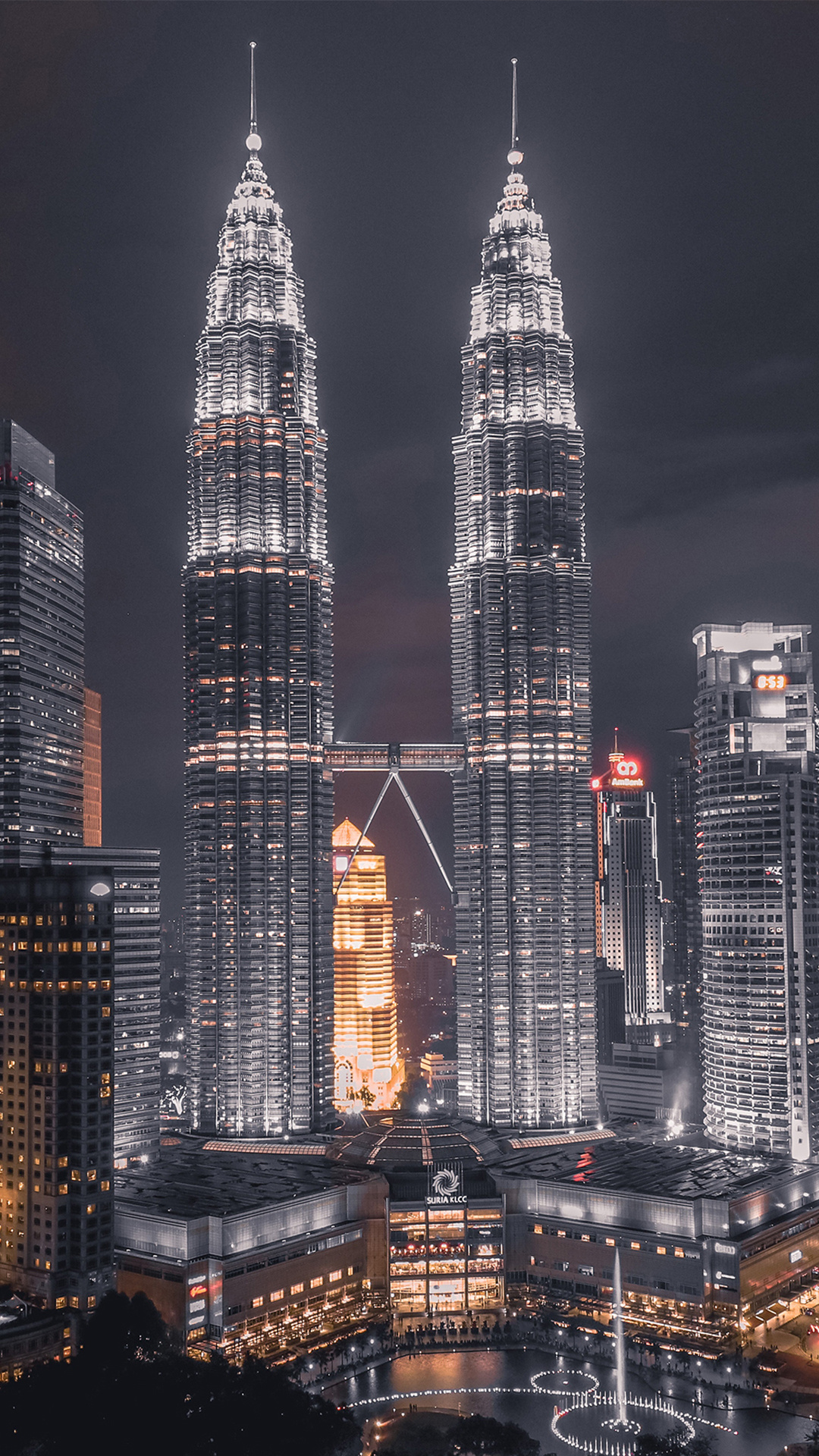 Petronas Twin Towers, Wallpaper of the week, World architecture, iPhone version, 1080x1920 Full HD Phone