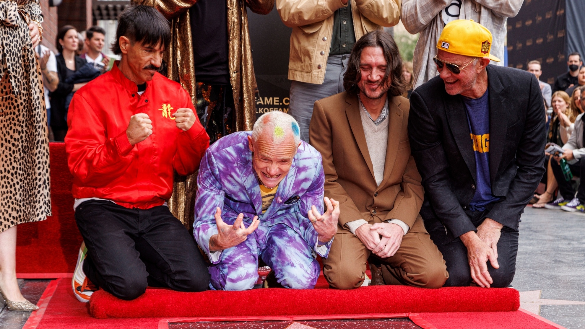 Red Hot Chili Peppers: RHCP, 2022, Received a star on the Hollywood Walk of Fame. 1980x1120 HD Wallpaper.