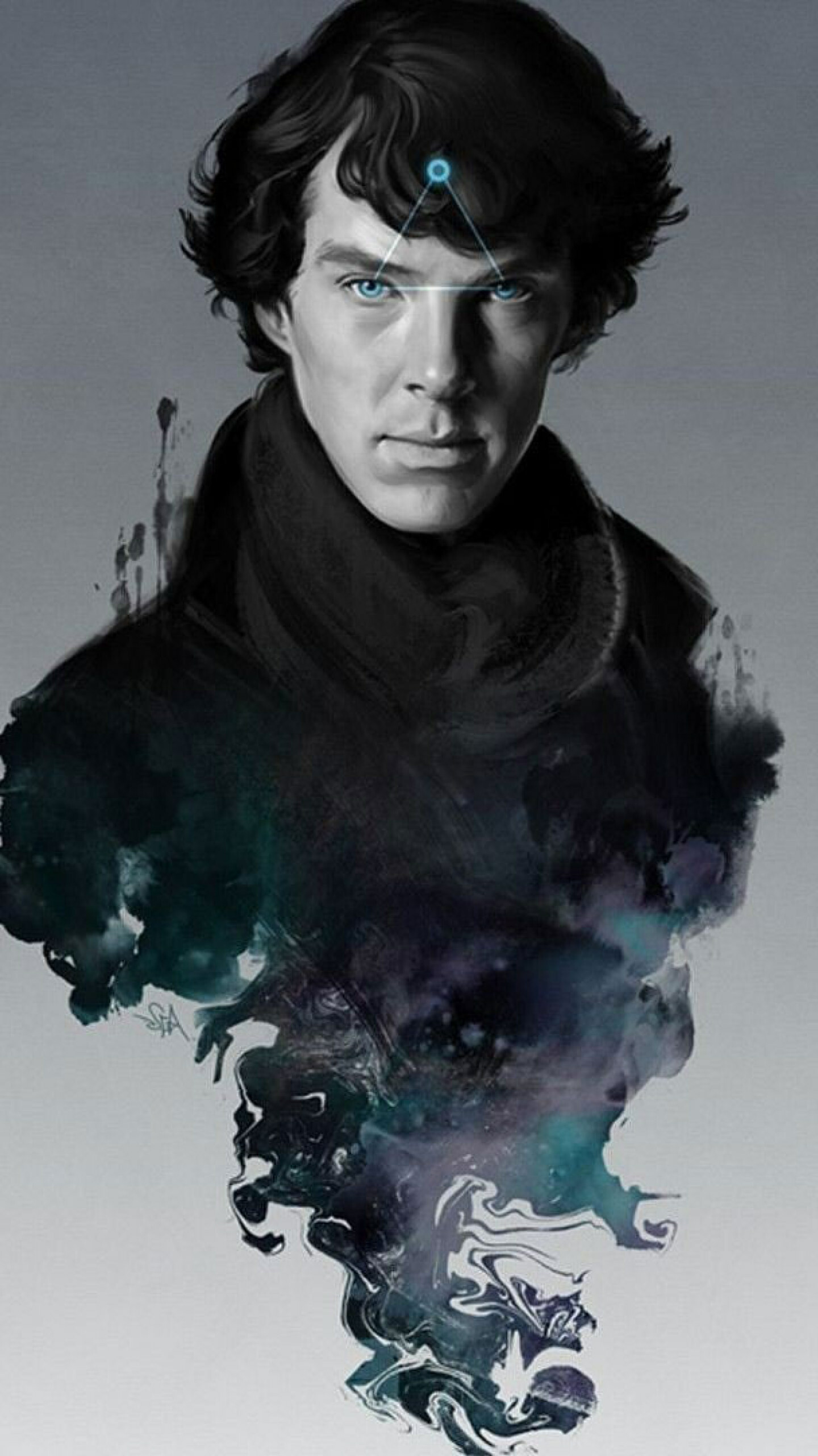 Sherlock (TV Series): Known for his proficiency with observation, deduction, forensic science, and logical reasoning that borders on the fantastic, which he employs when investigating cases for a wide variety of clients, including Scotland Yard. 1440x2560 HD Wallpaper.