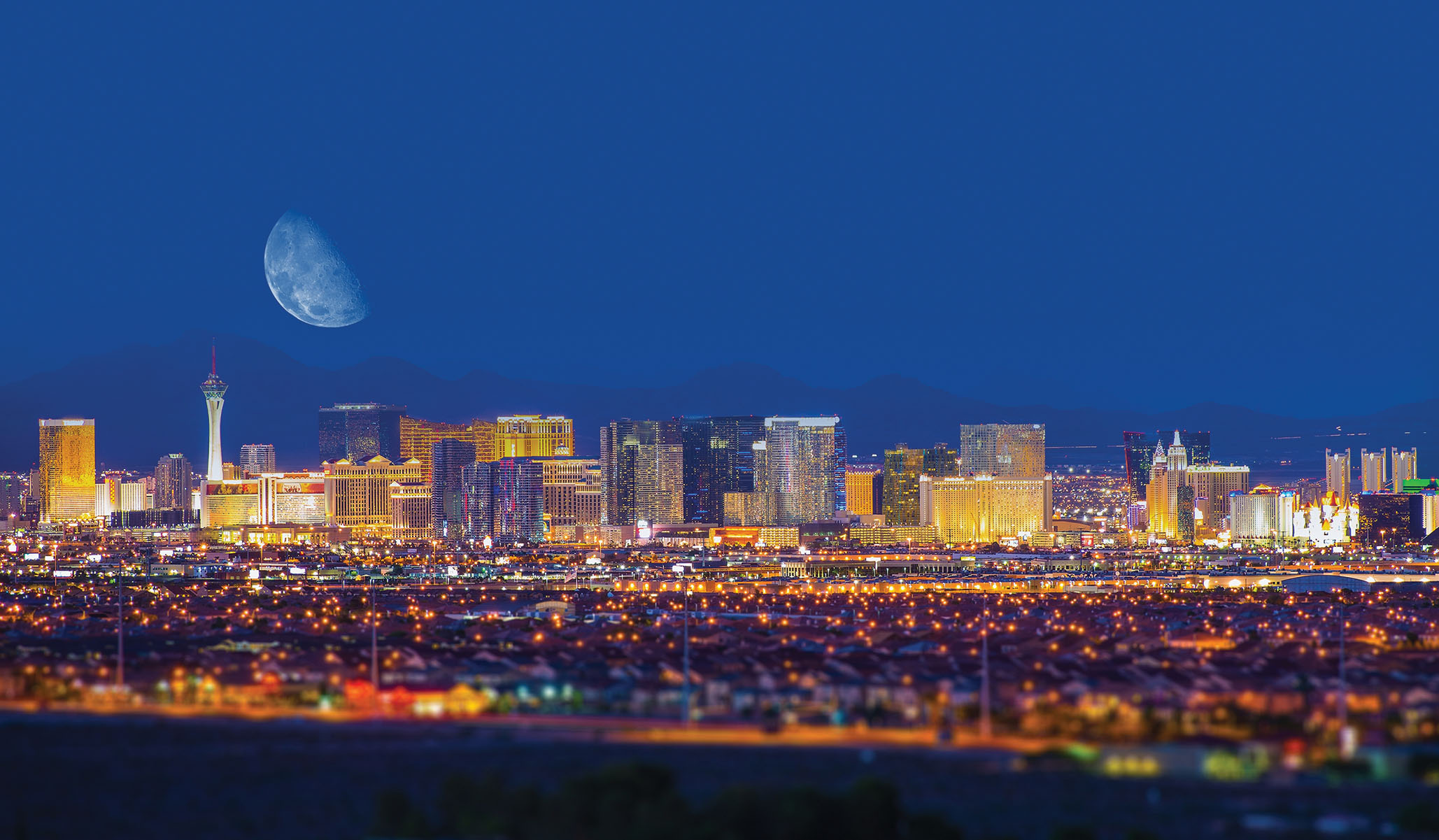 Las Vegas Skyline, Travels, Las Vegas, National Review, 2060x1210 HD Desktop