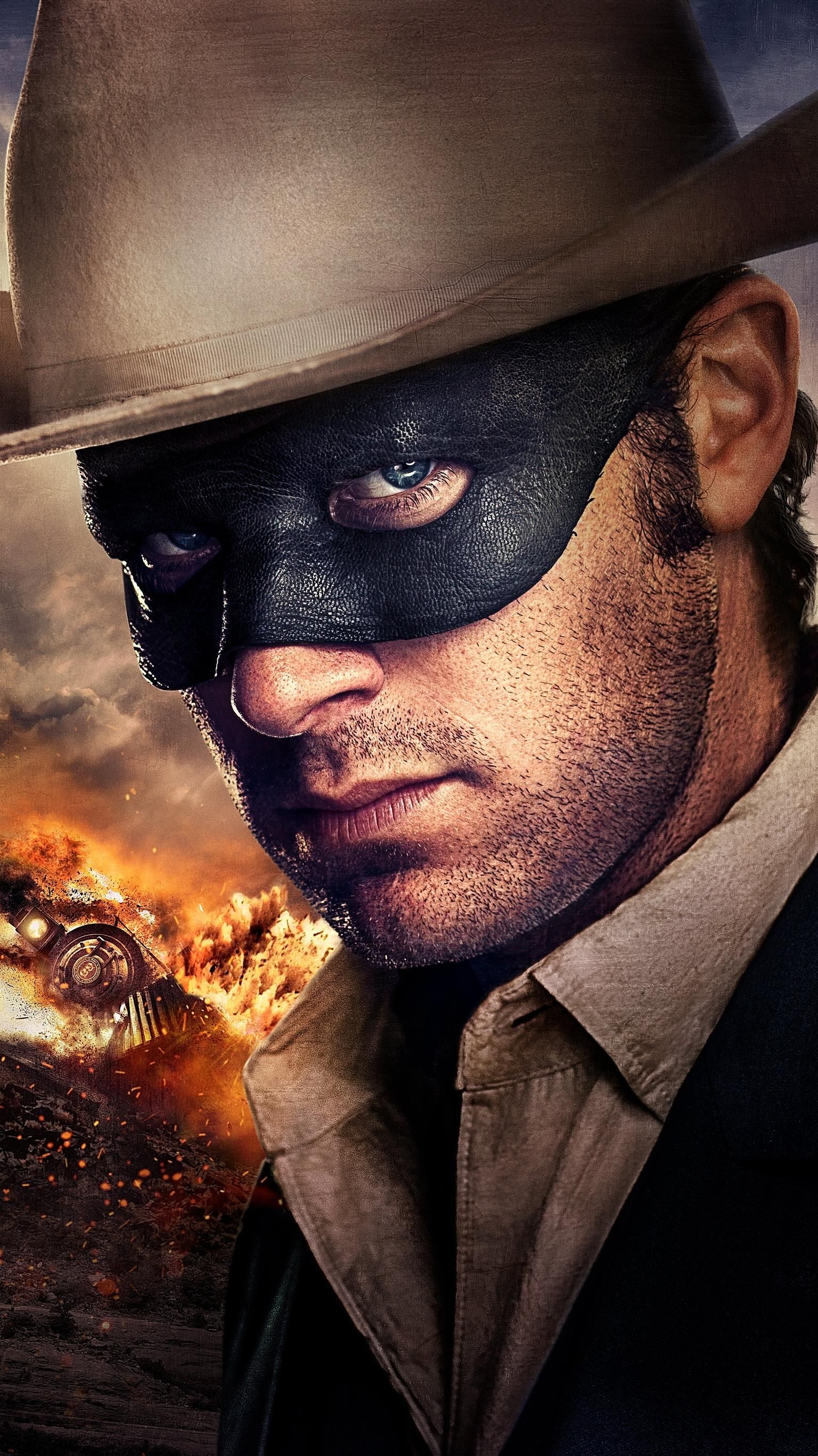 The Lone Ranger, Mobile wallpaper, Lone ranger theme, Iconic character, 1540x2740 HD Handy