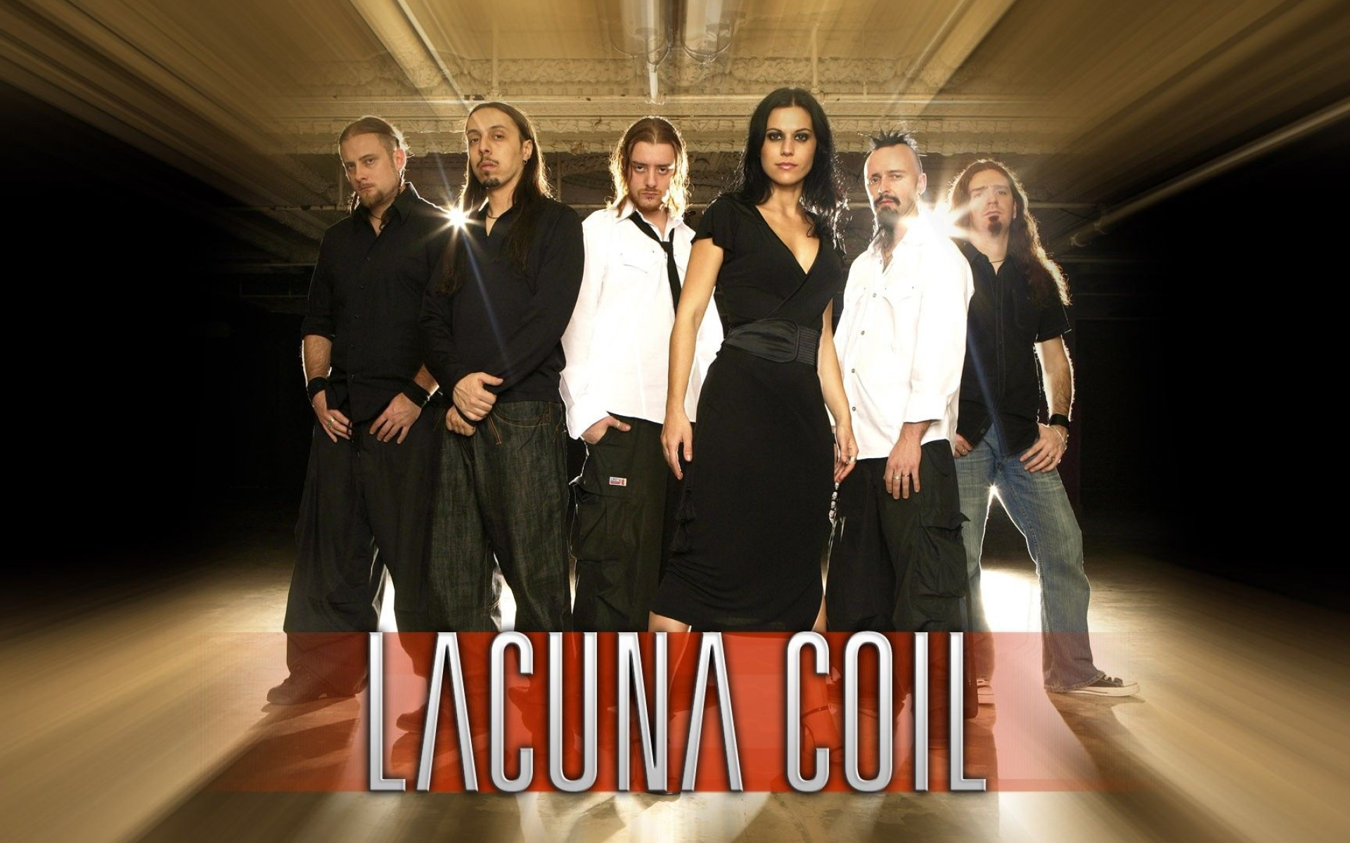 Lacuna Coil wallpaper, Gothic beauty, Captivating frontwoman, Melodic metal, 1920x1200 HD Desktop
